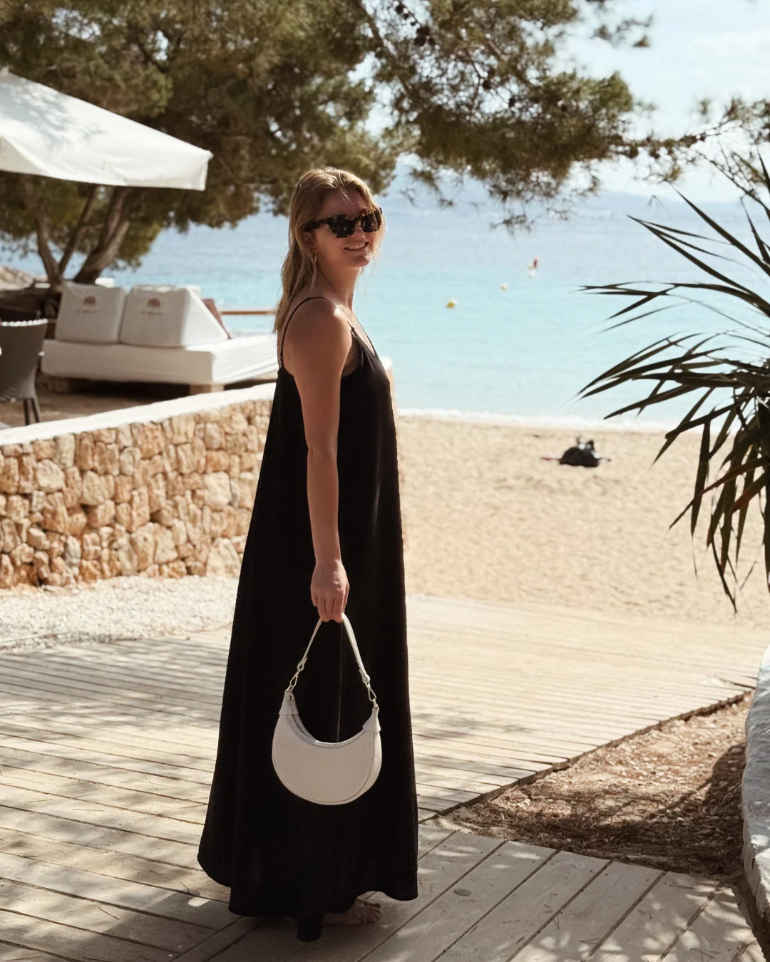Anna Maxi Dress | Zwart | Tall - Image 4