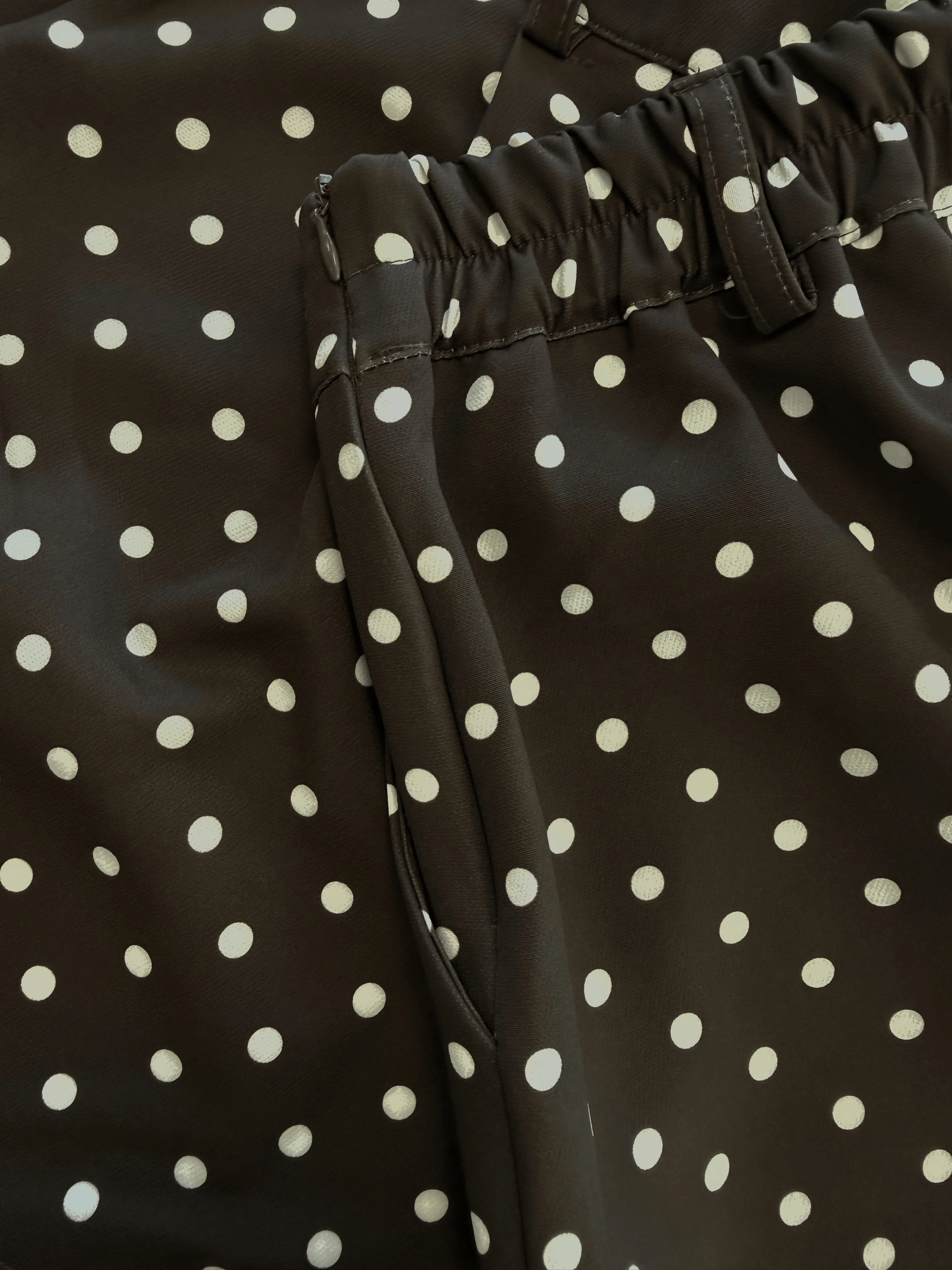 Ava Polkadot short | Donkerbruin | Tall - Image 11
