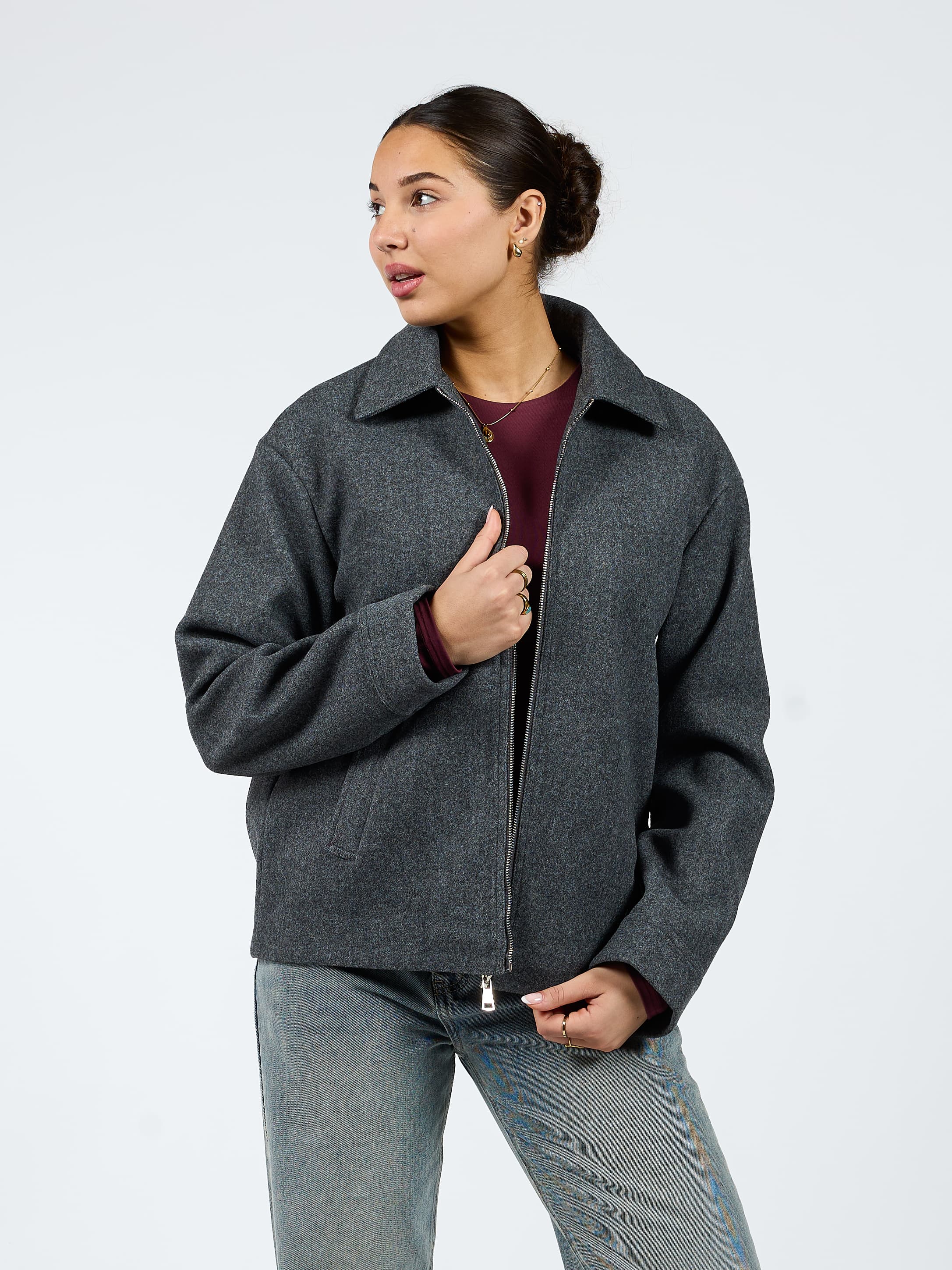 Aya oversized jacket | Grijs | Tall