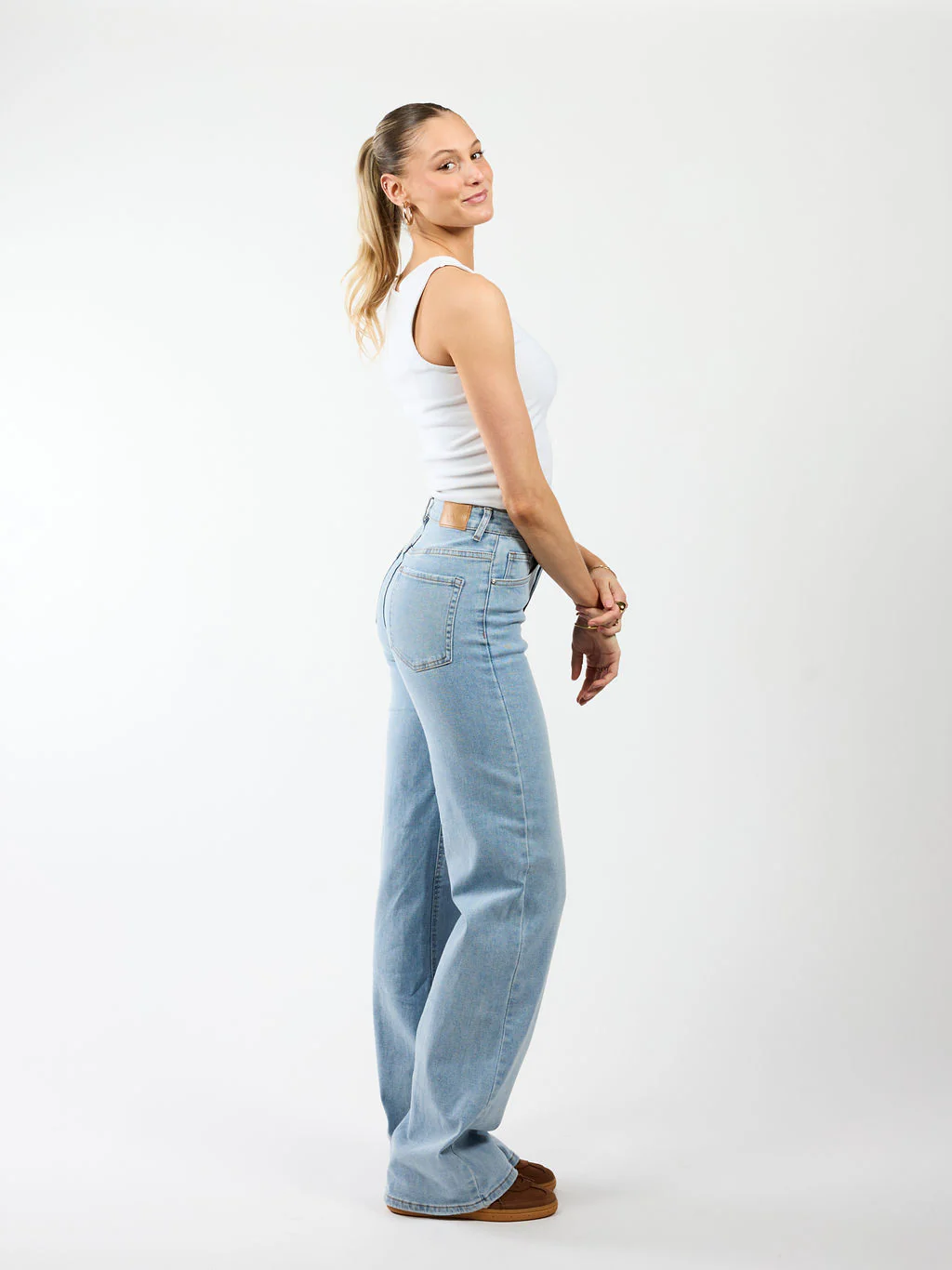 Noa Basic Tank Top | Off-white | Tall - Image 4