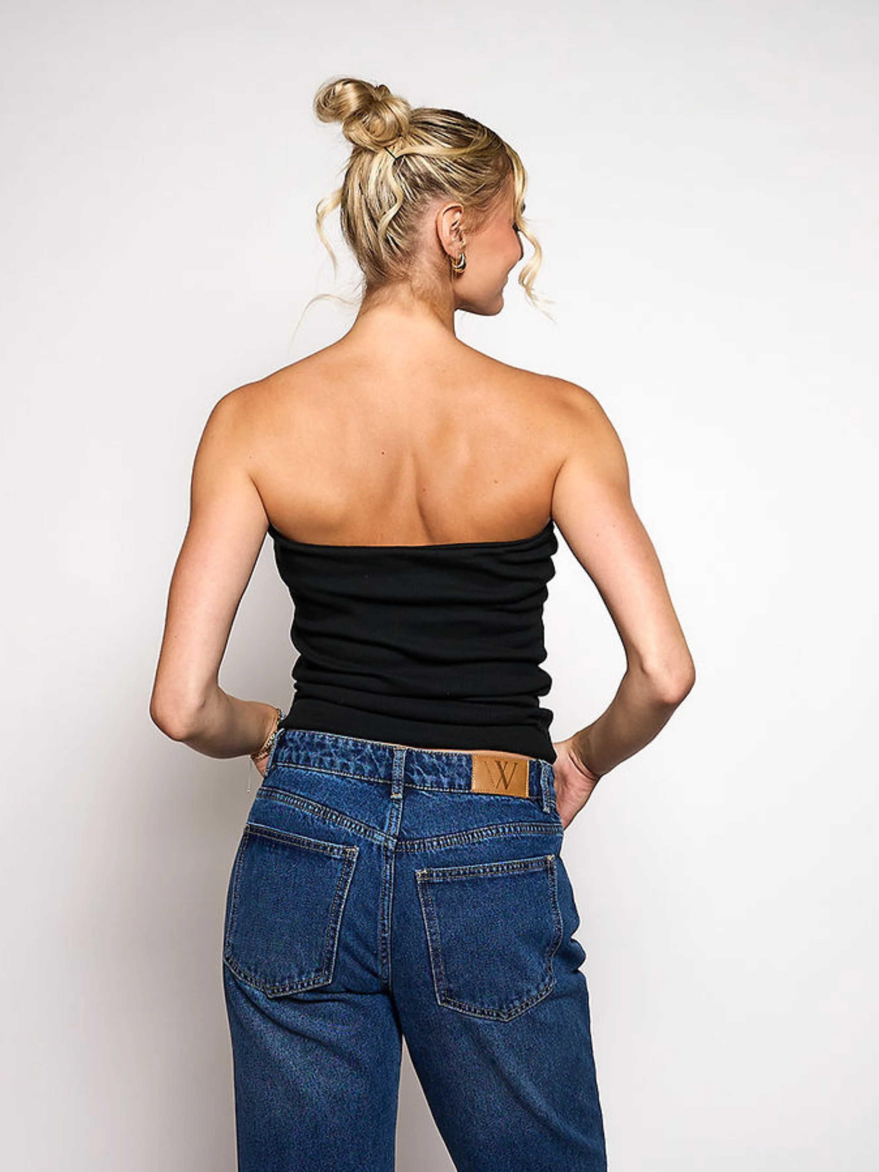 Sophia Basic Tube Top | Zwart - Image 4
