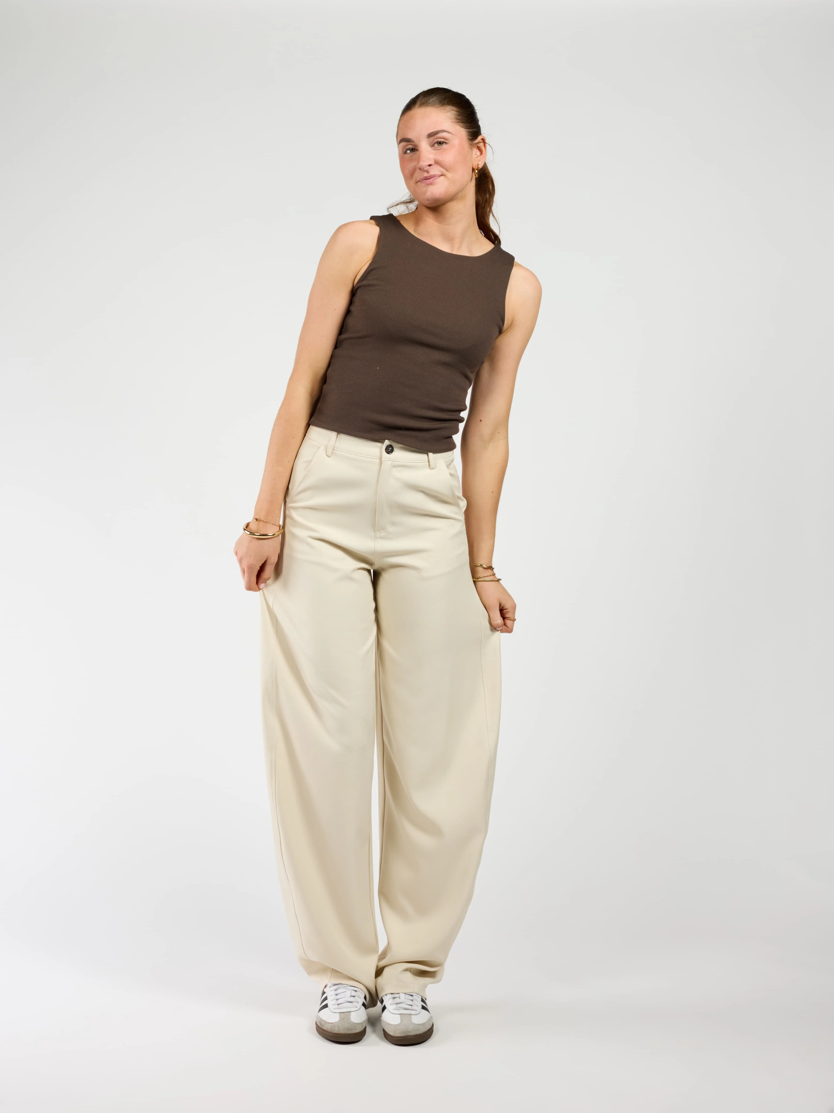 Bobby Balloon Pantalon | Cream | Tall - Image 3