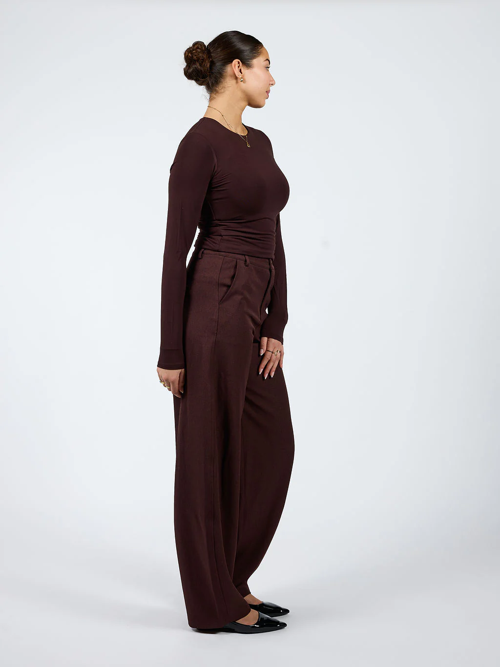 Bobby Balloon Pantalon | Donkerbruin | Tall - Image 3