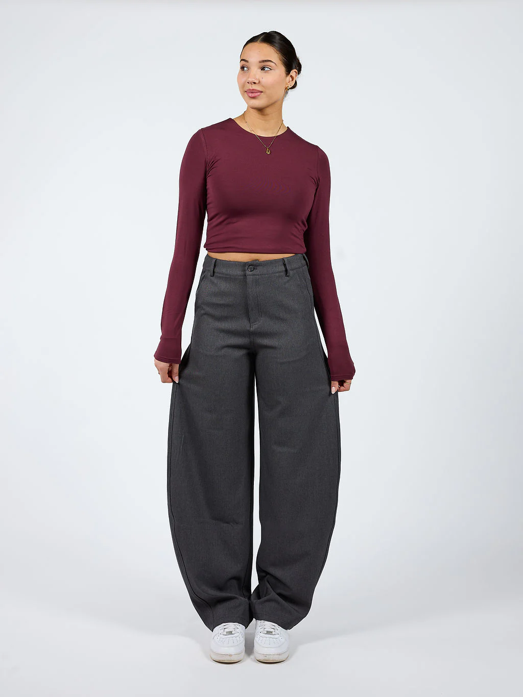 Bobby Balloon Pantalon | Grijs | Tall - Image 2