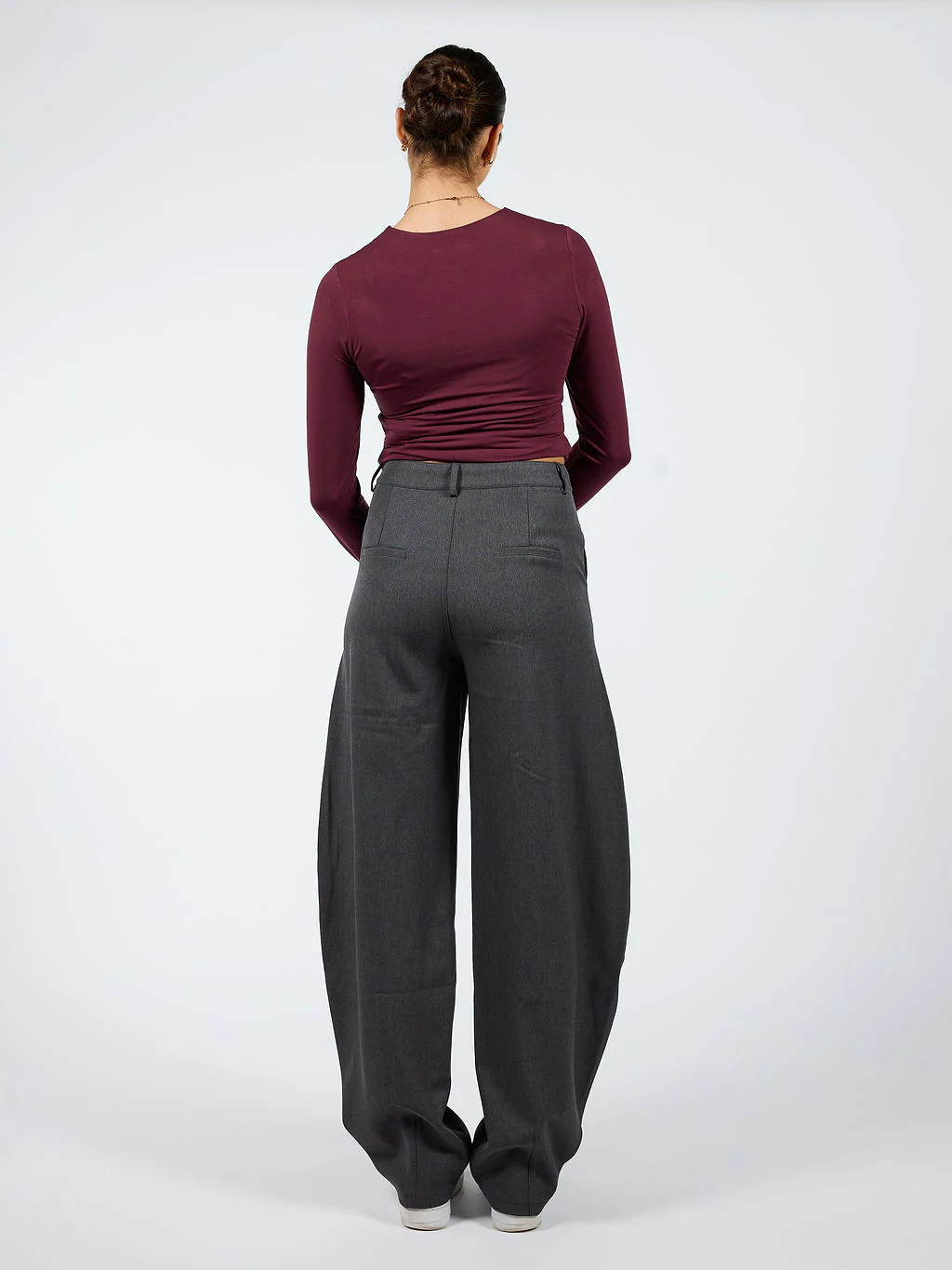Bobby Balloon Pantalon | Grijs | Tall - Image 4