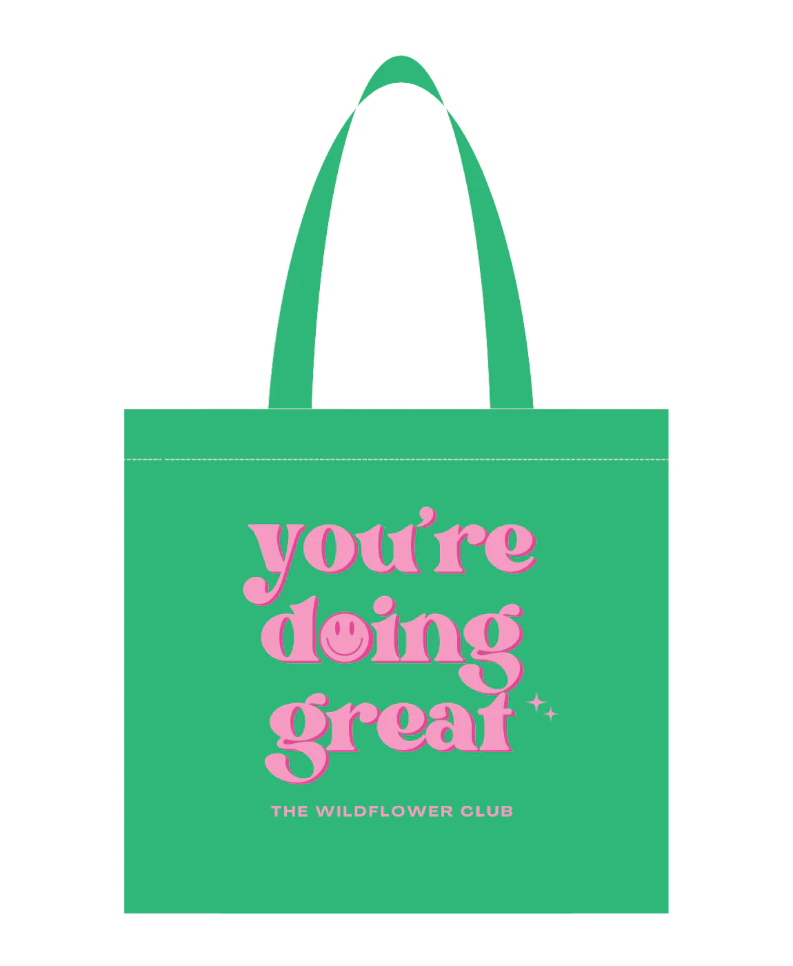 Canvas tas | Groen | The Wildflower Club - Image 5