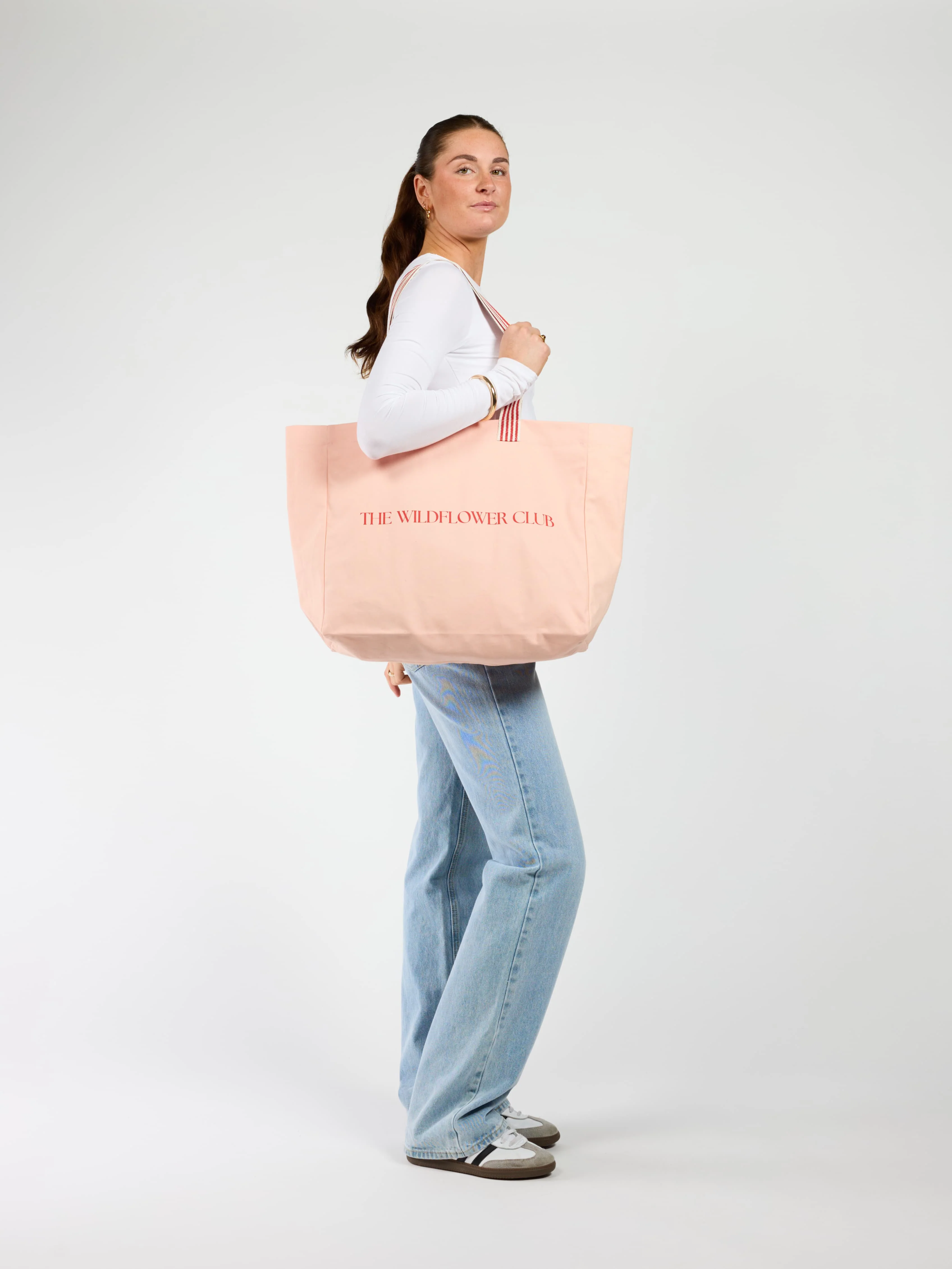 Canvas tas groot | Roze | The Wildflower Club - Image 2