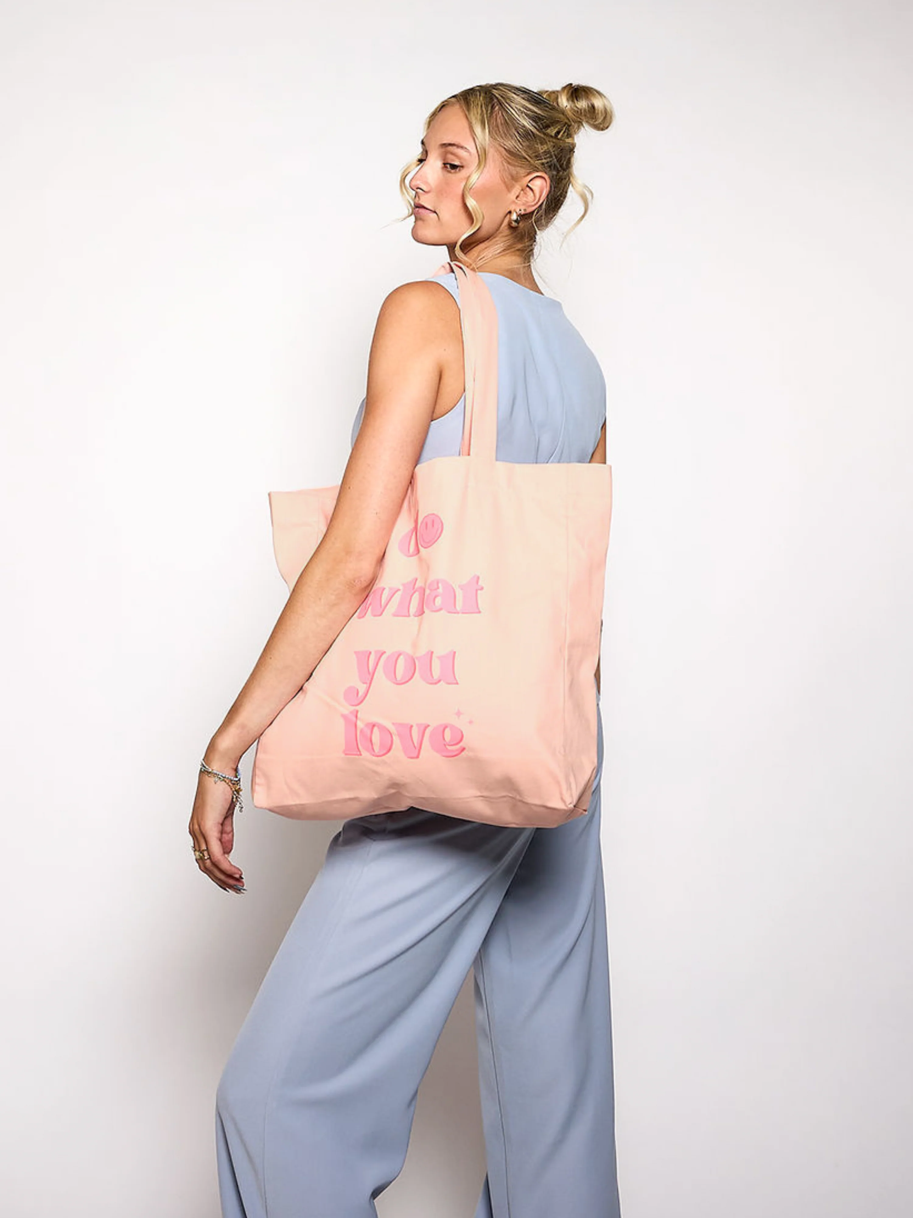 Canvas tas | Roze | The Wildflower Club - Image 3