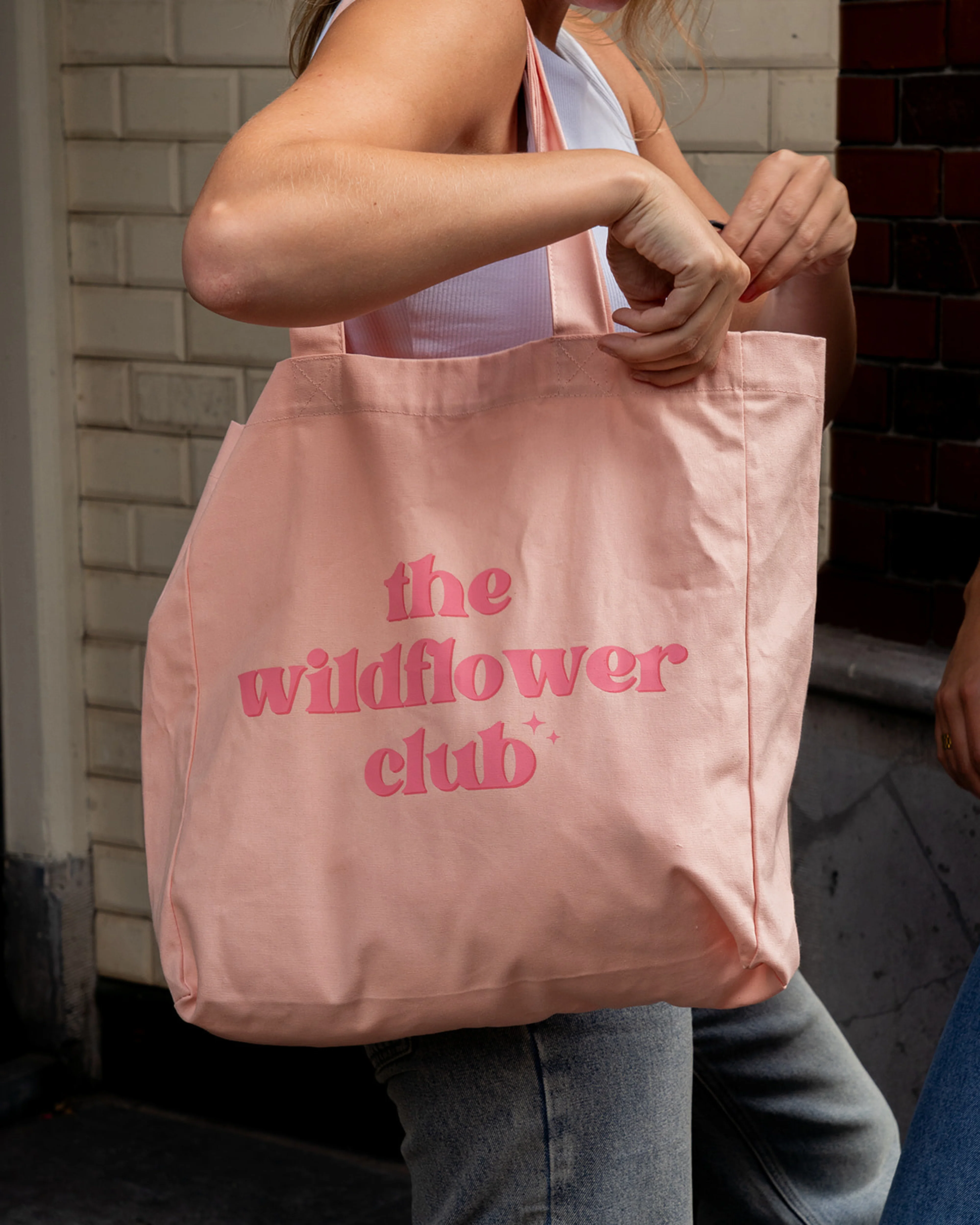 Canvas tas | Roze | The Wildflower Club - Image 4
