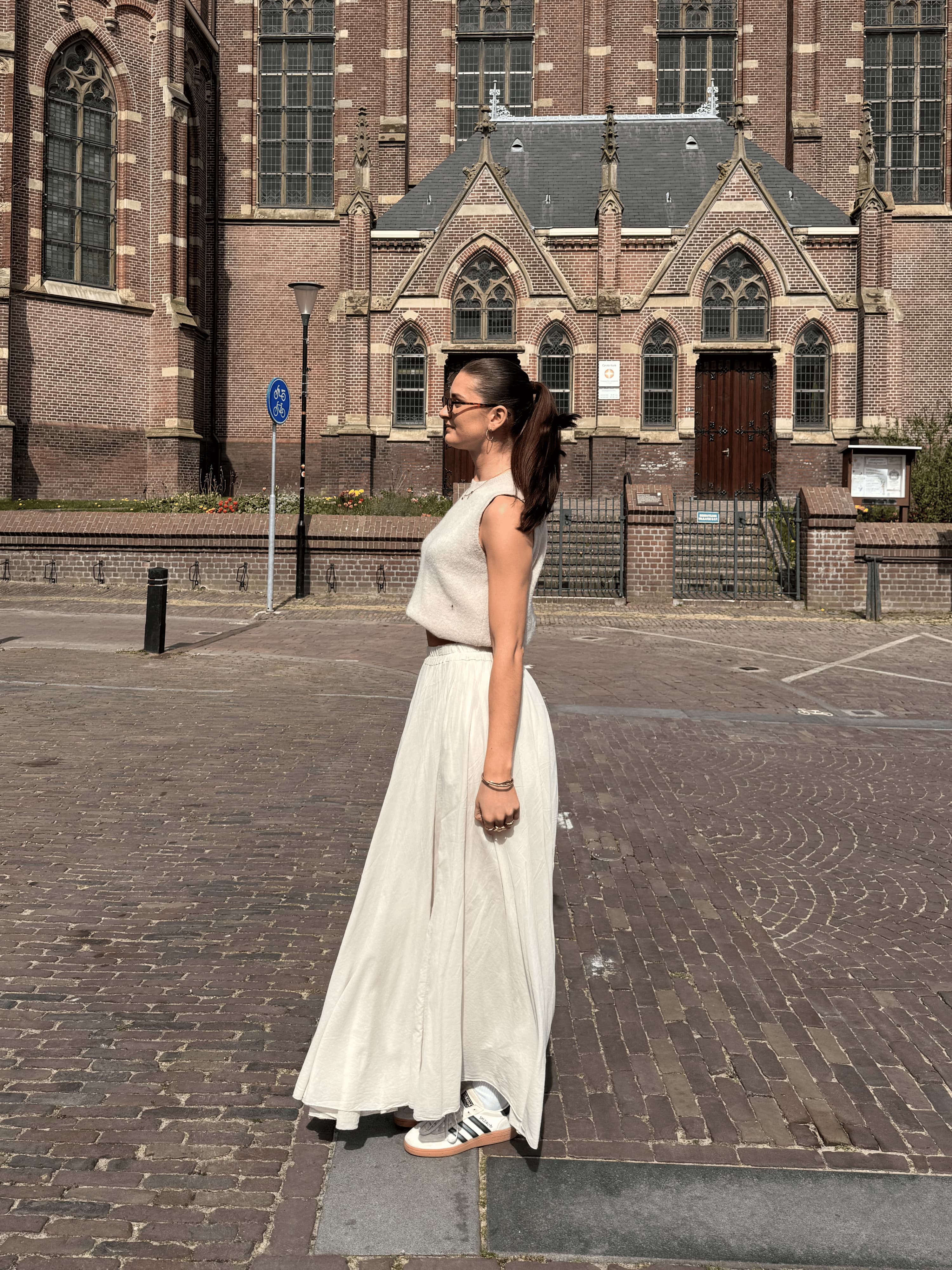 Celine Maxi Rok | Beige | Tall - Image 8