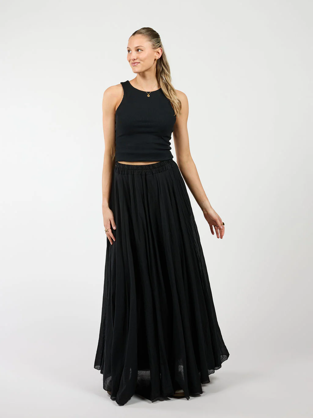 Celine Maxi Rok | Zwart | Tall - Image 4