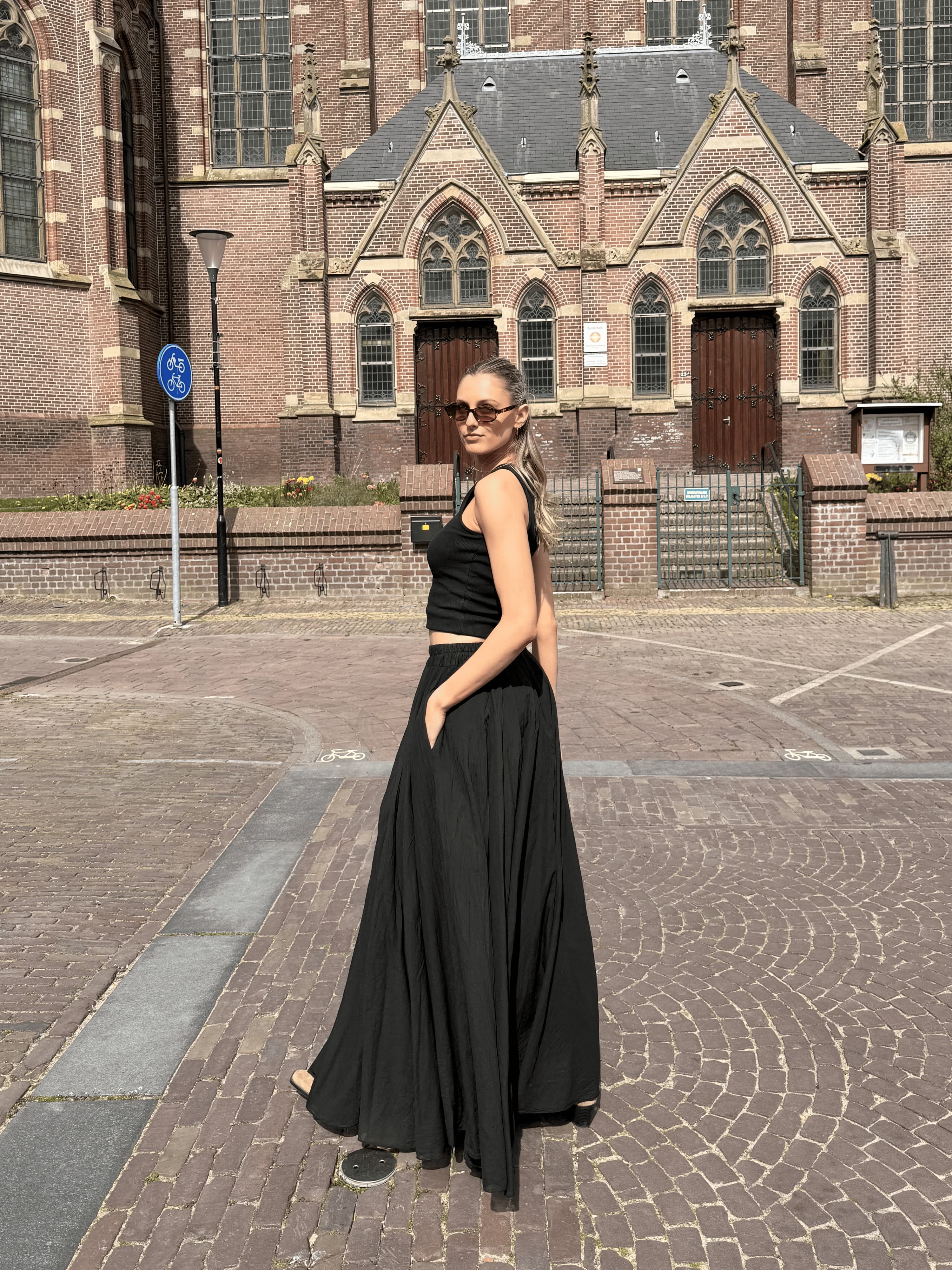 Noa Basic Tank Top | Zwart | Tall - Image 7