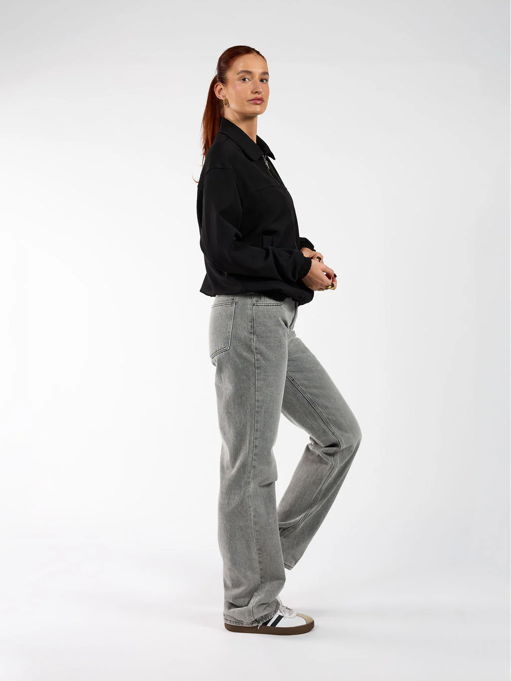 Lily jacket met kraag | Zwart | Tall - Image 5