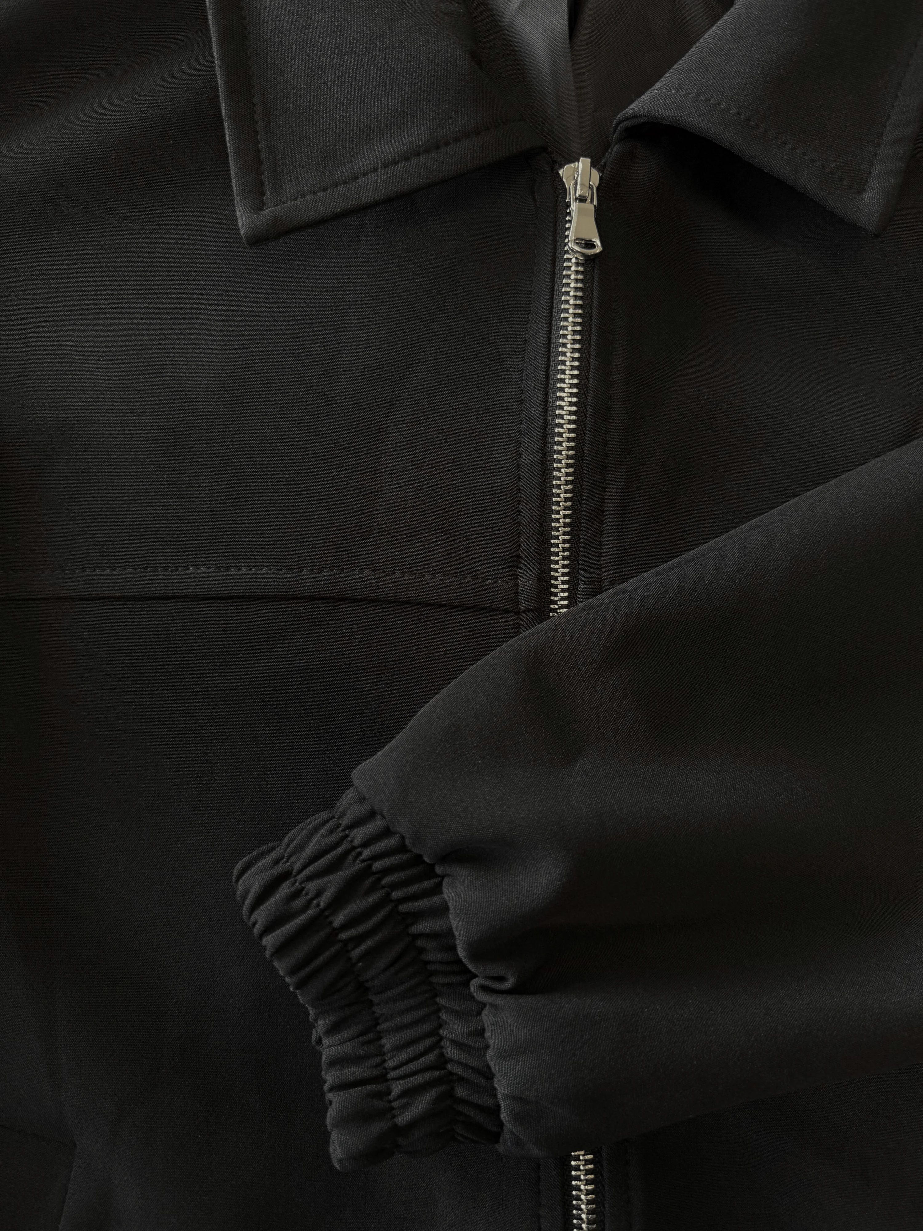 Lily jacket met kraag | Zwart | Tall - Image 7