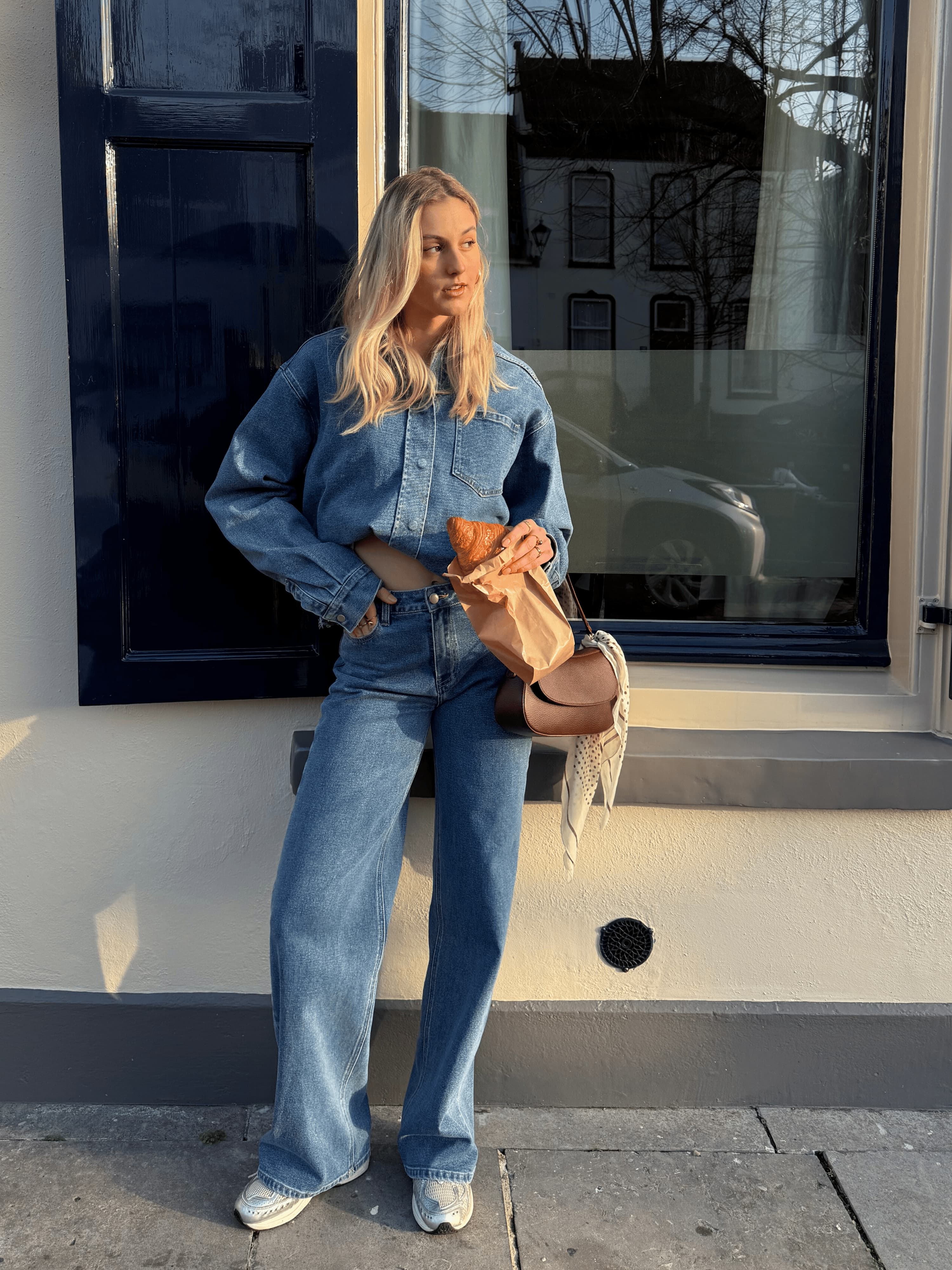 Indy | Co-ord | Denim jacket | Blauw | Stretch | Tall - Image 4