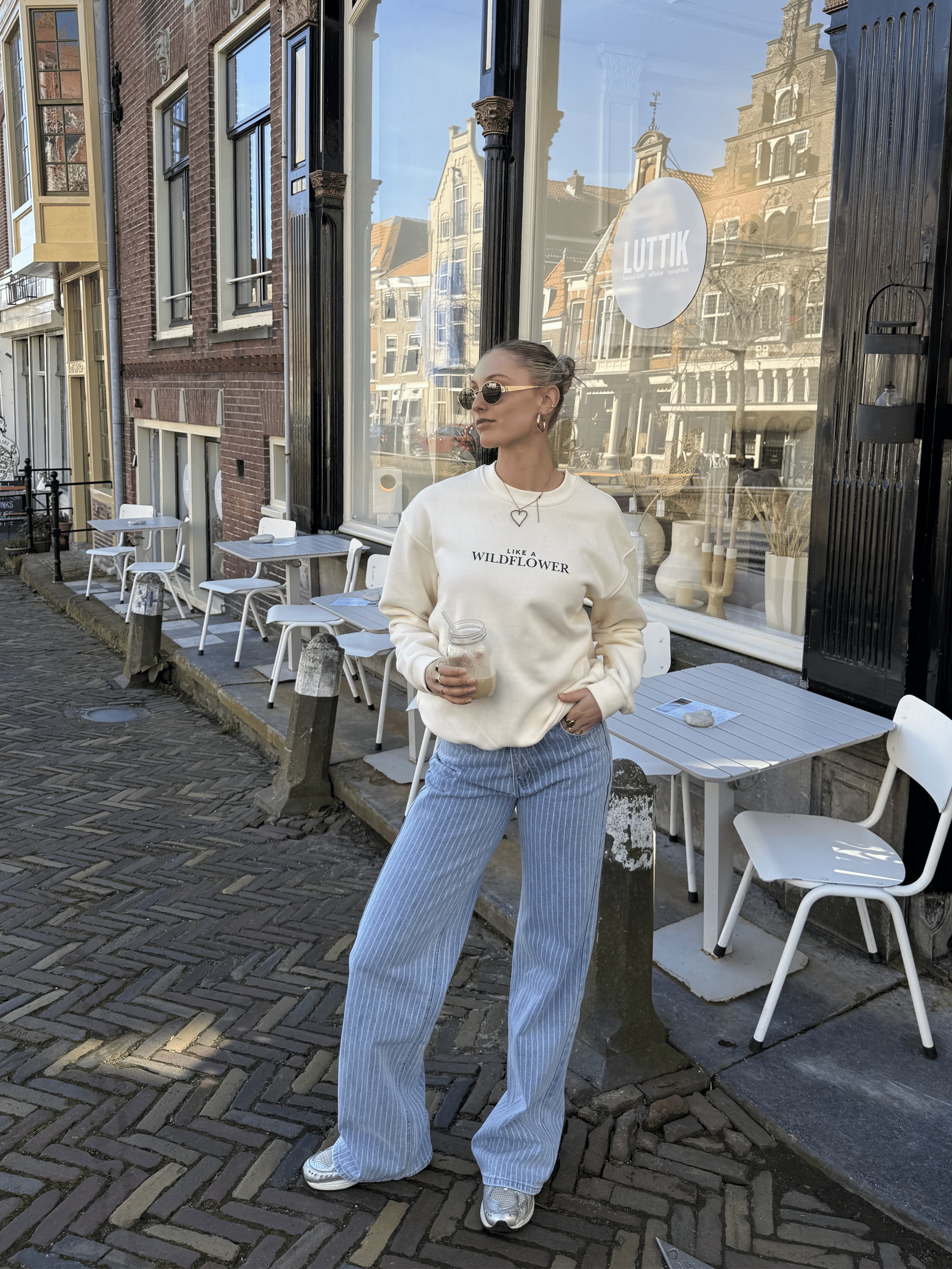 Sweater Like A Wildflower | Cream | Tall - Image 3