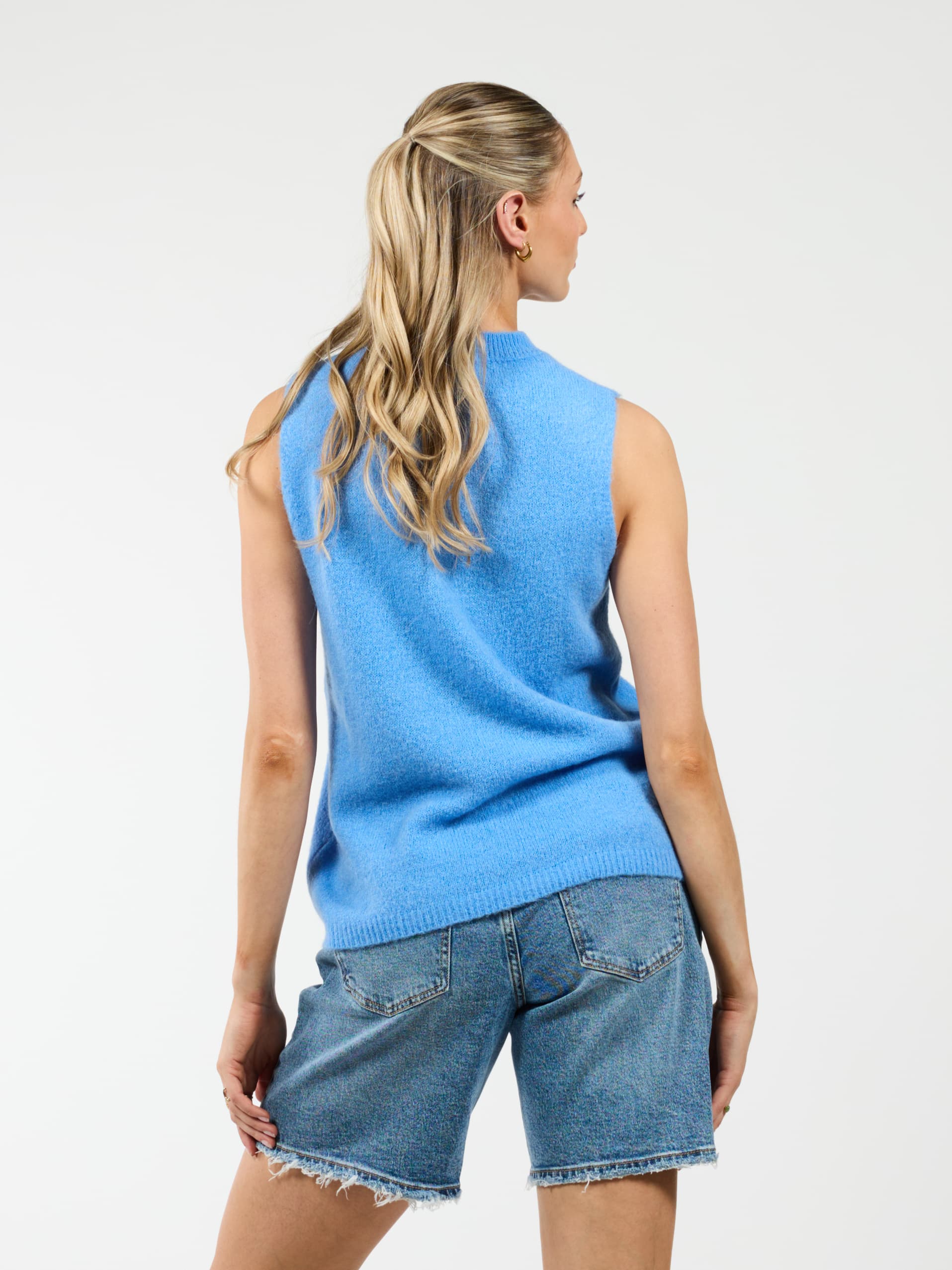 Isa Knitted Spencer | Blauw | Tall - Image 4