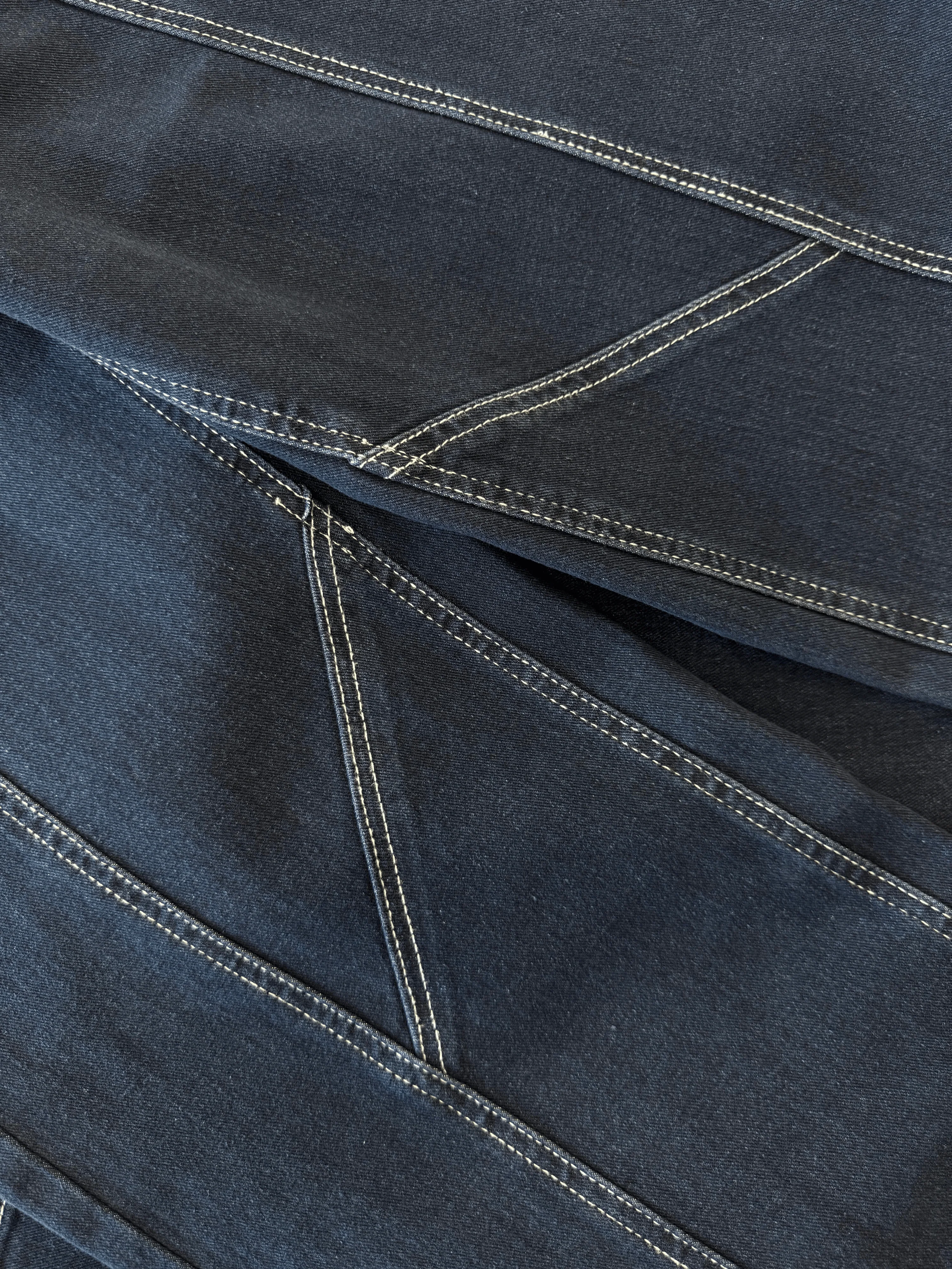 Iza | Super Wide Leg Jeans | Stretch | Donkerblauw | Tall - Image 10