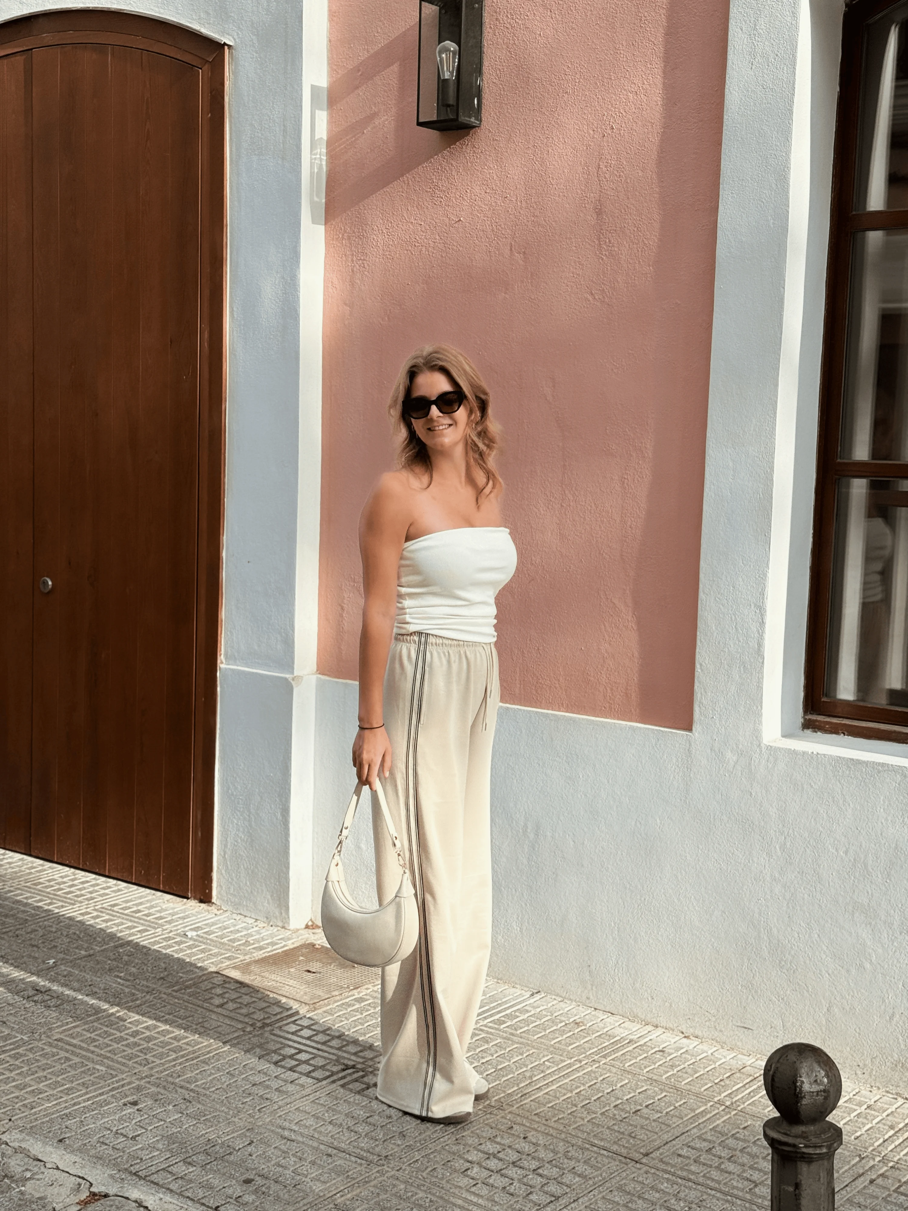 Izzy pants | Beige met streep | Tall - Image 4
