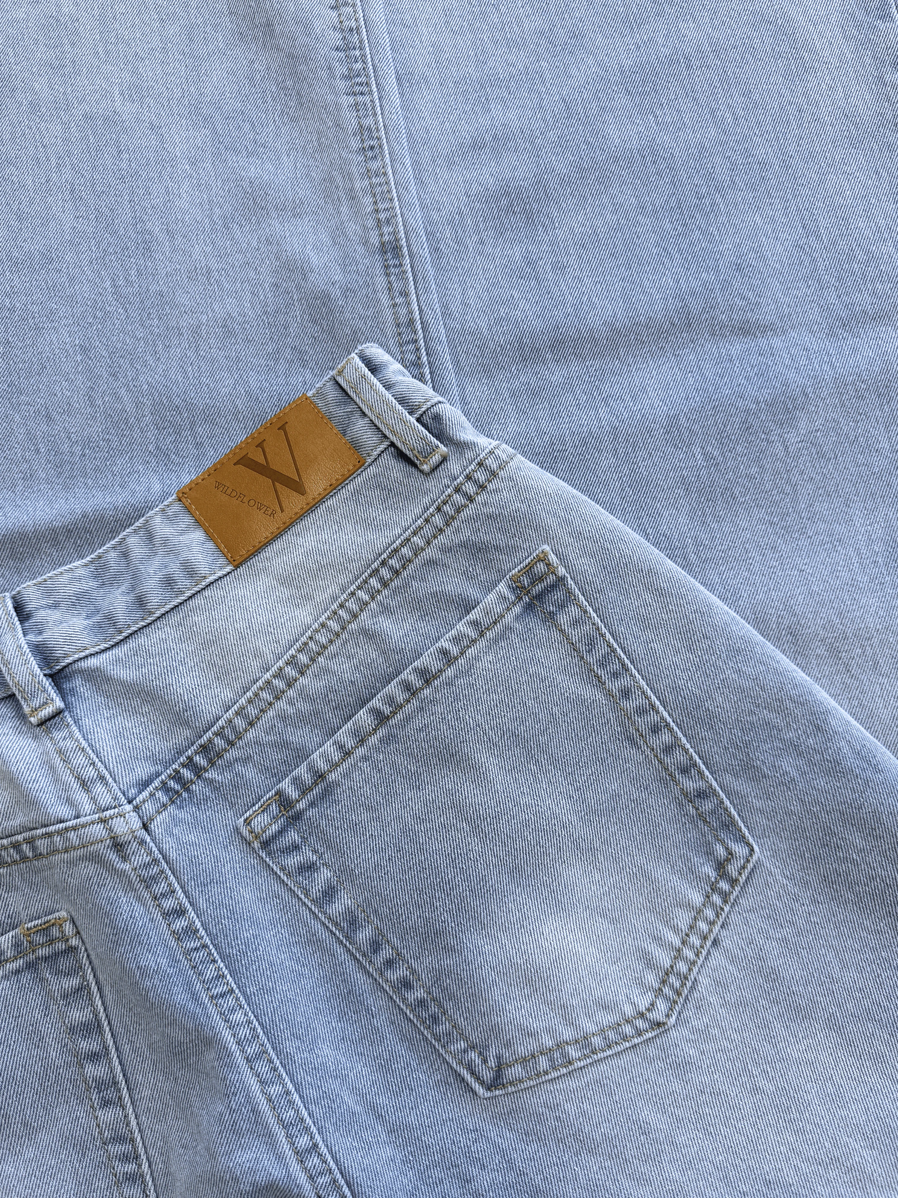 Jade Super Wide Leg Jeans | Mid-waist | Blauw | Tall - Image 10