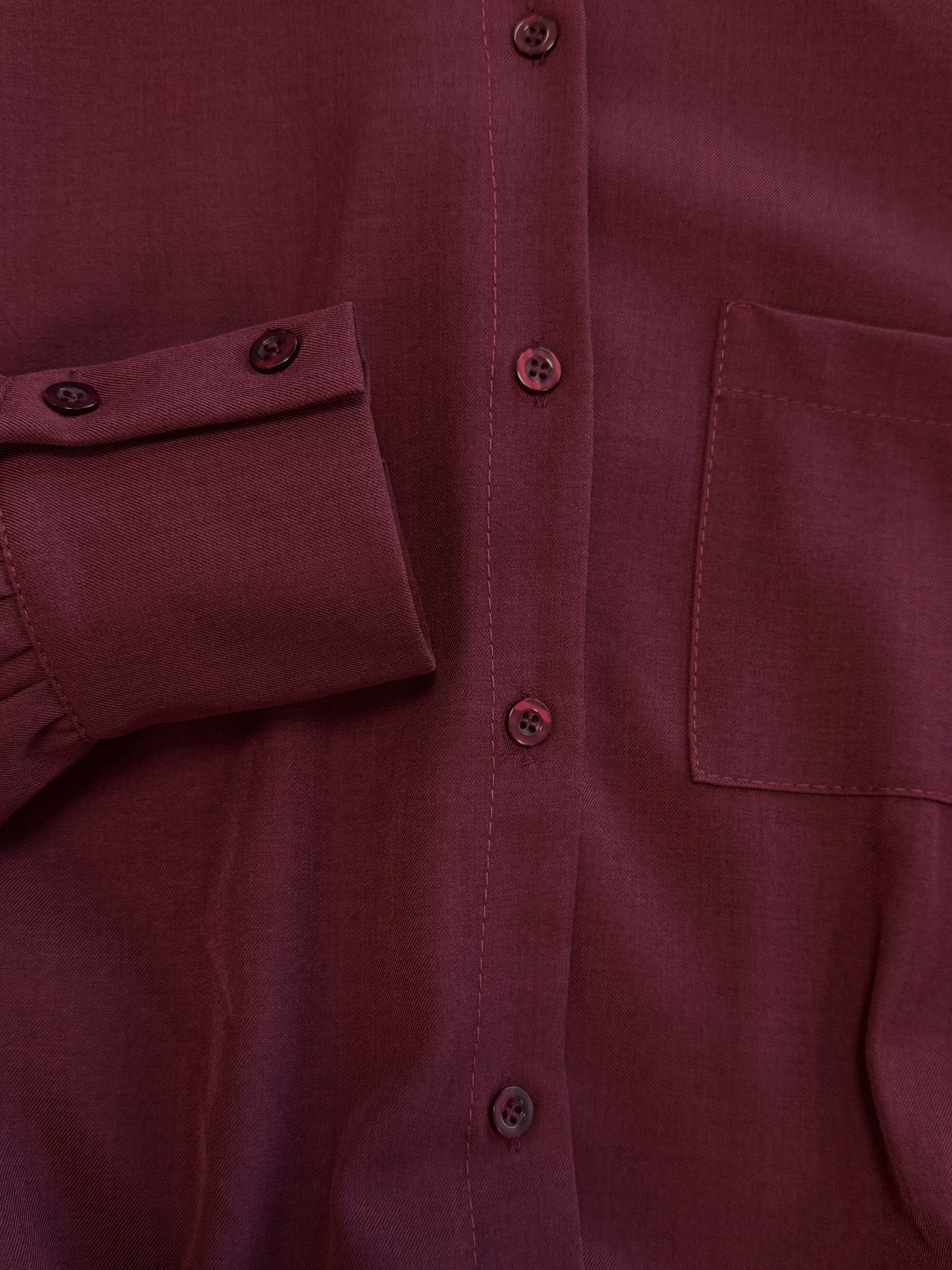 Jip | Cropped blouse | Bordeaux | Tall - Image 10