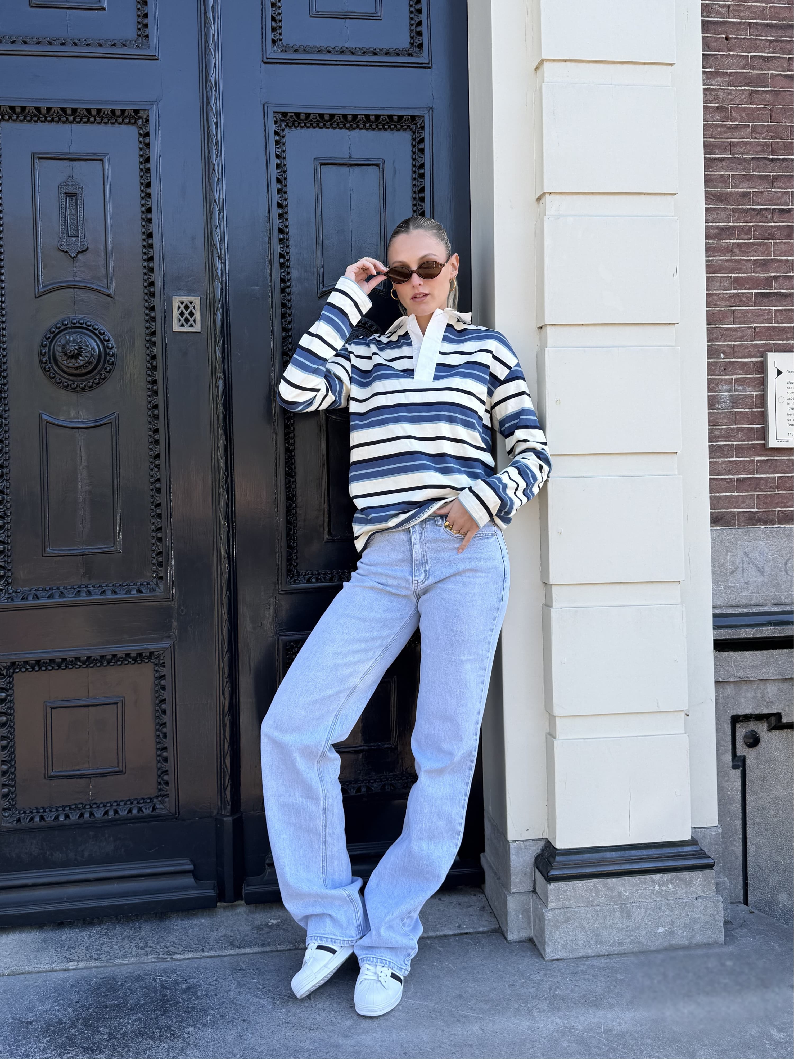 Josie | Mid Waist Jeans | Lichtblauw | Stretch | Tall - Image 6