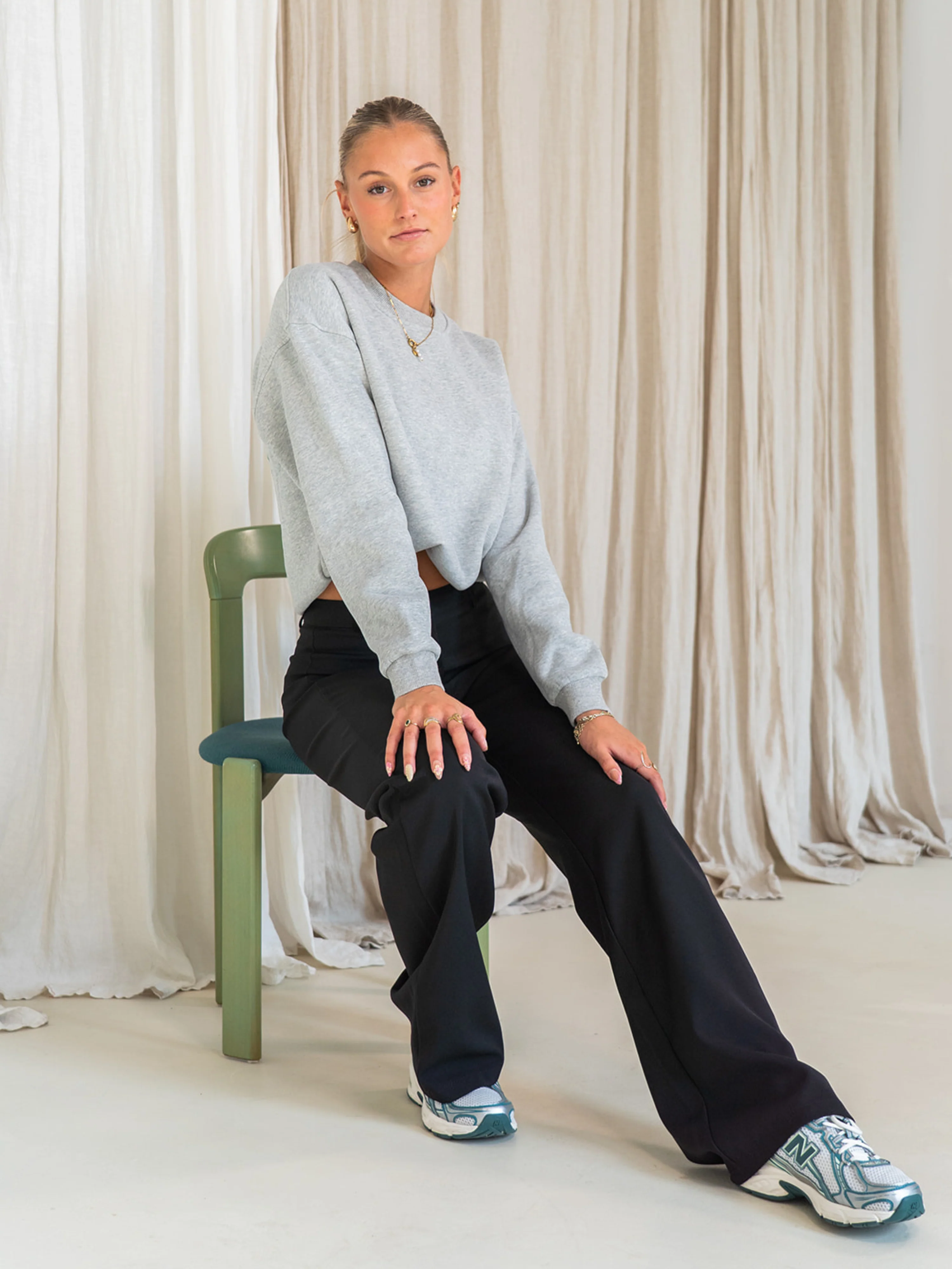 Jula wide leg pantalon | Zwart | Tall - Image 7