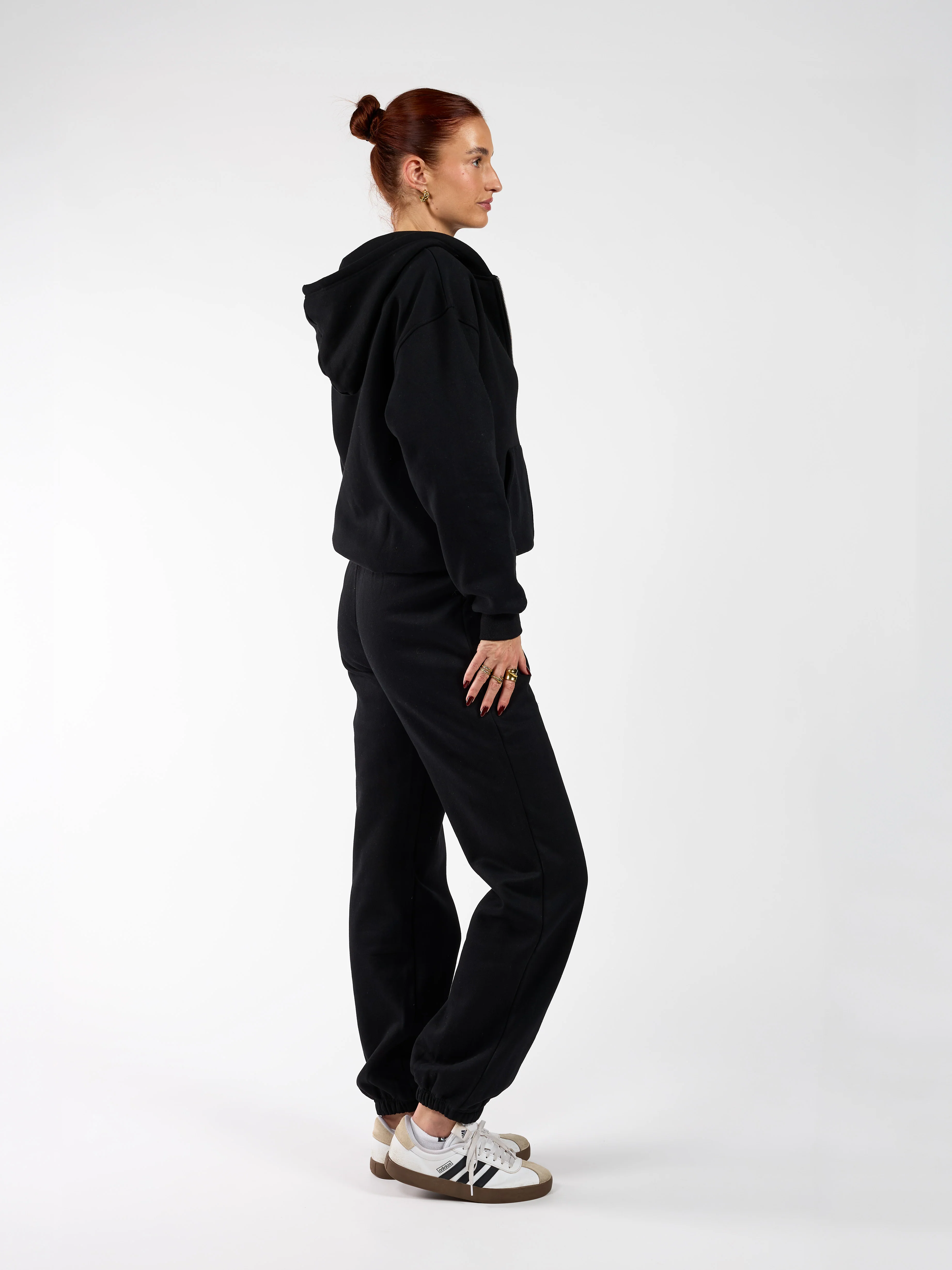 Khloé Zipper Hoodie | Zwart | Tall - Image 7