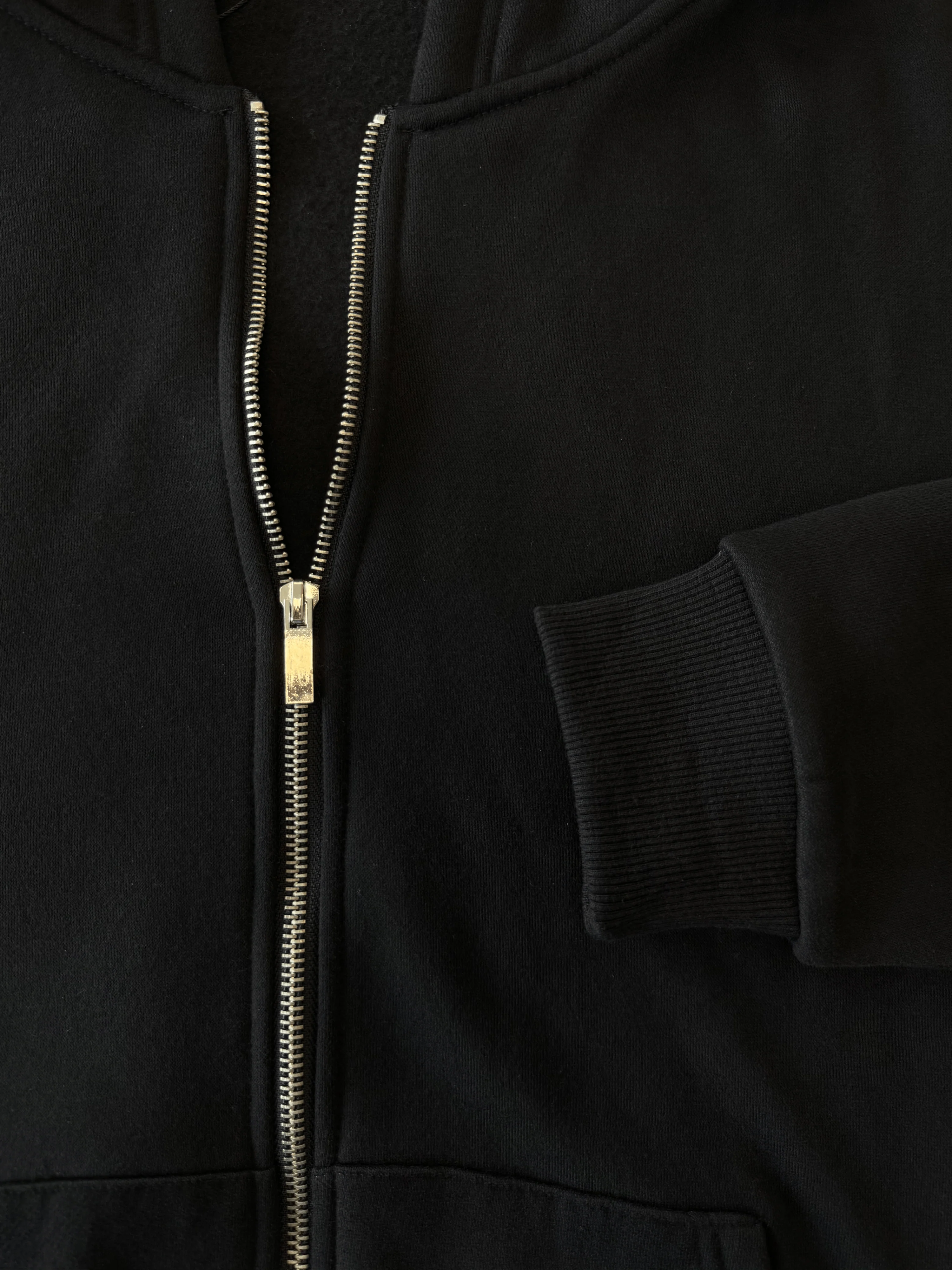 Khloé Zipper Hoodie | Zwart | Tall - Image 9
