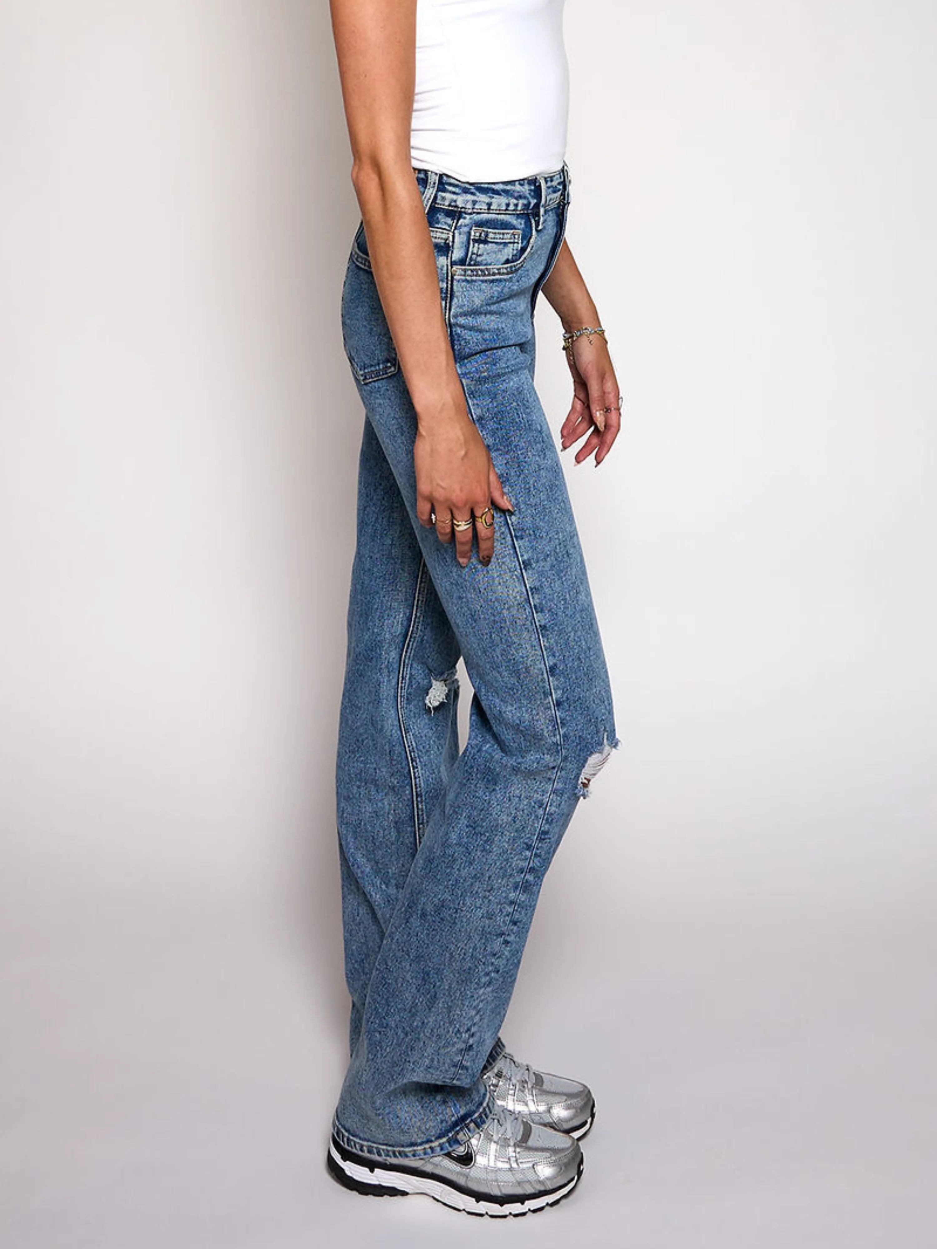 Lana Straight Leg Jeans | Stretch | Tall - Image 3
