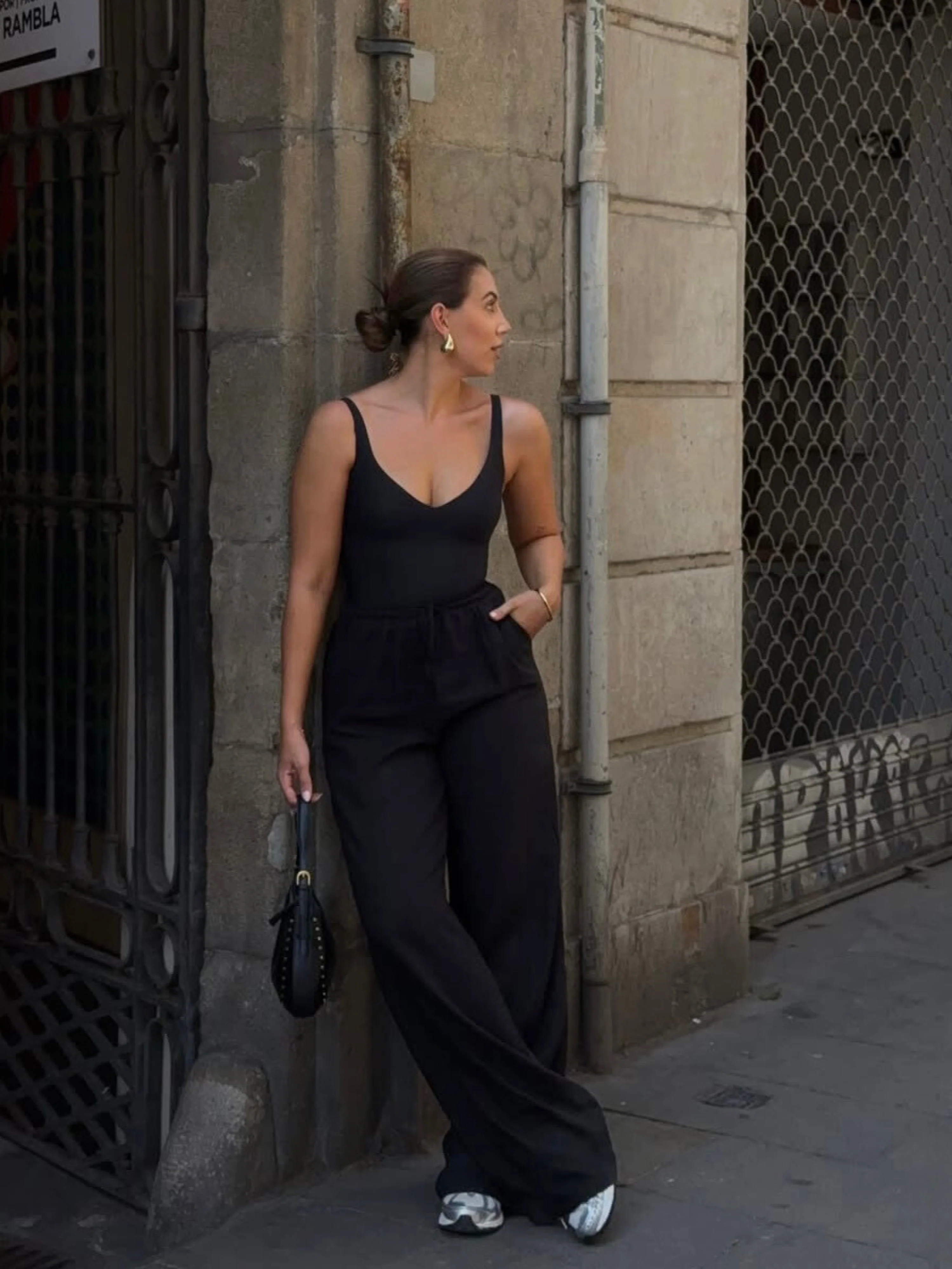 Lauren pants | Linnen | Zwart | Tall - Image 2