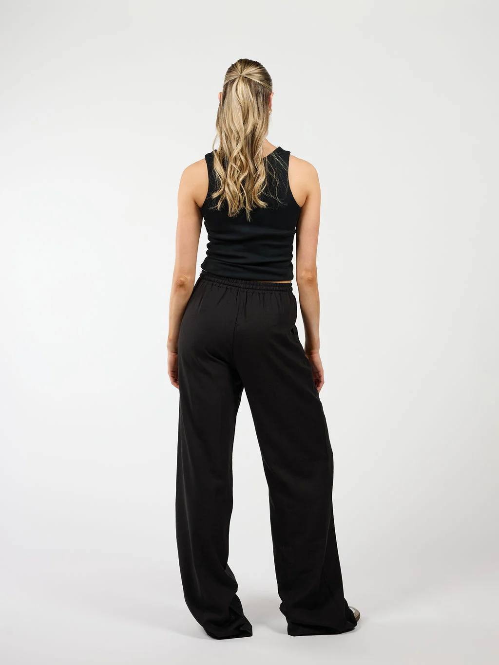 Lauren pants | Linnen | Zwart | Tall - Image 5