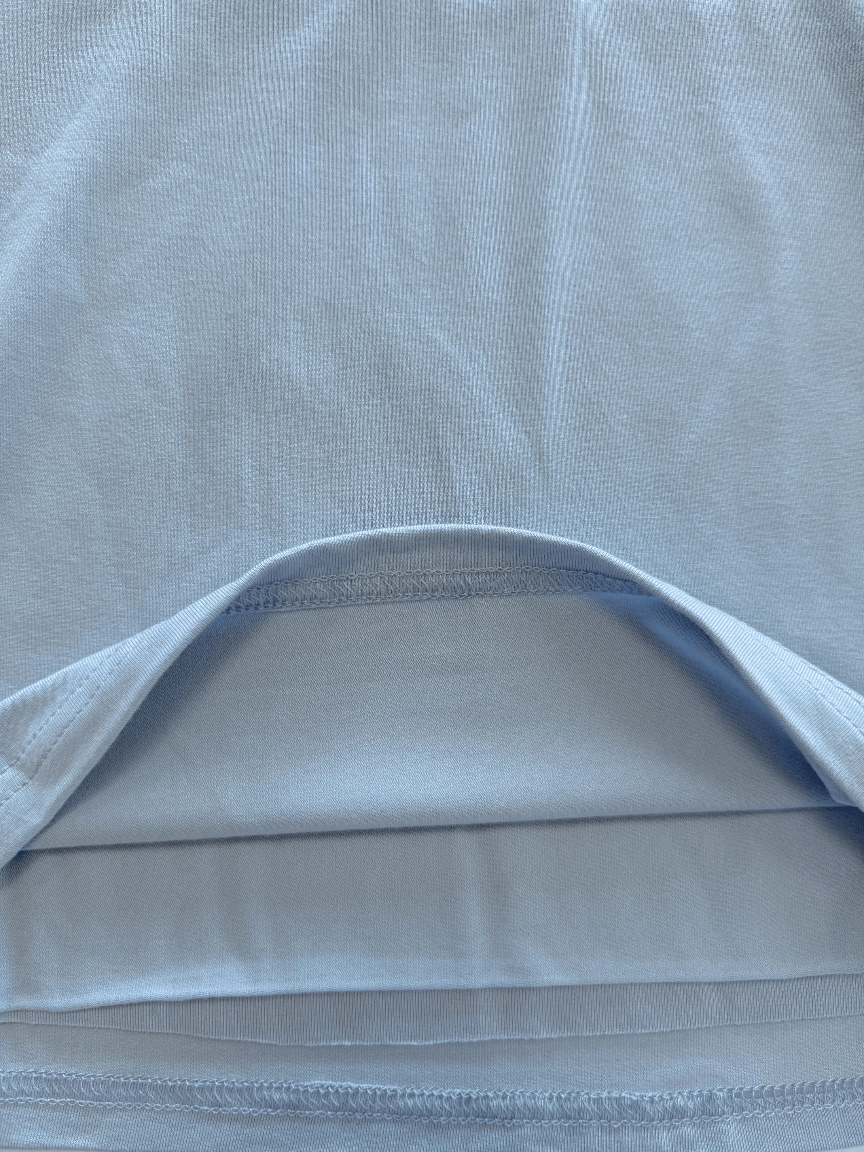 Liza short sleeve top | Lichtblauw | Tall - Image 4