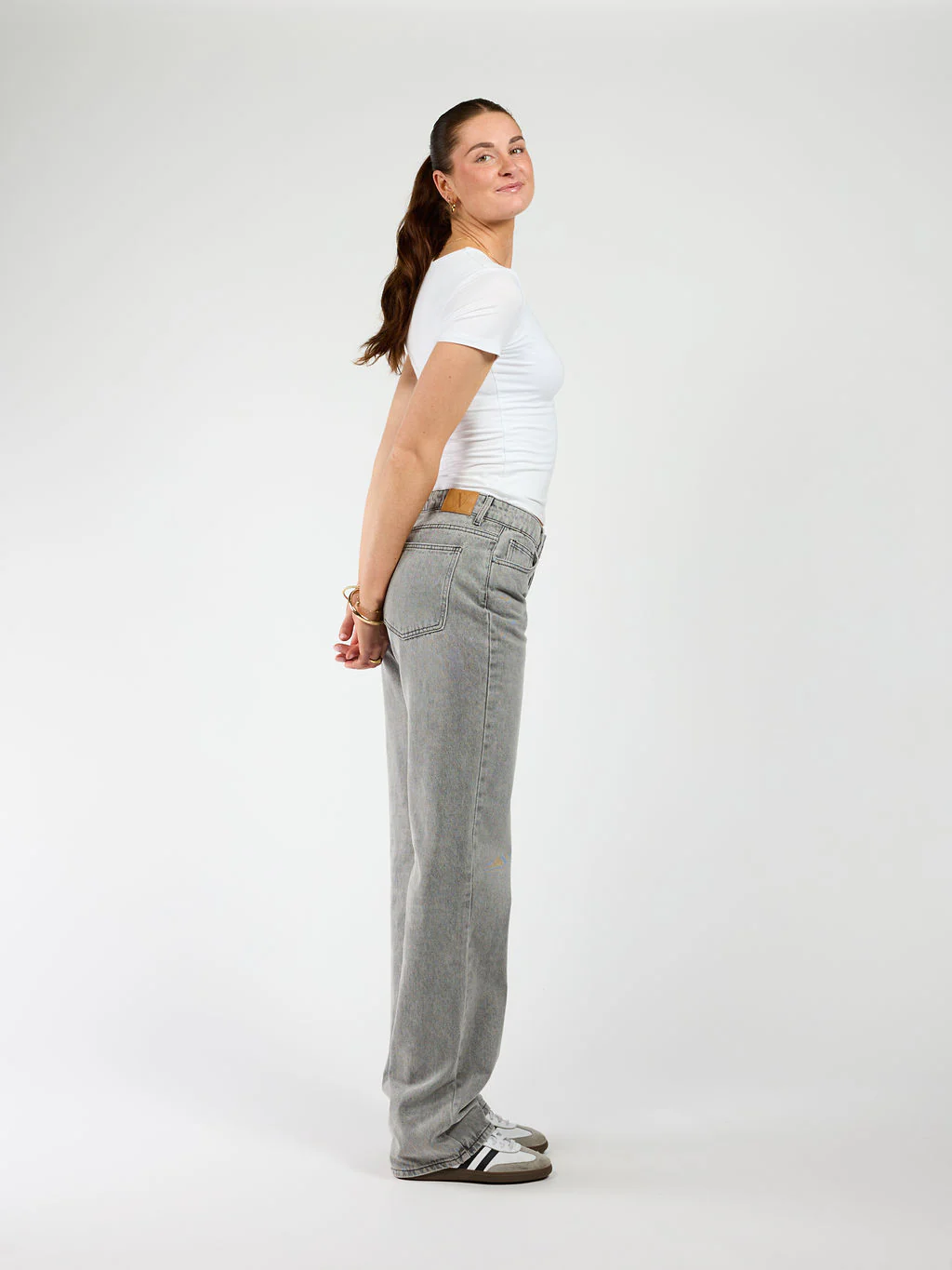 Liza short sleeve top | Wit | Tall - Image 3
