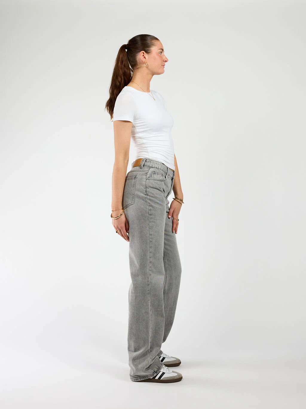 Liza short sleeve top | Wit | Tall - Image 5