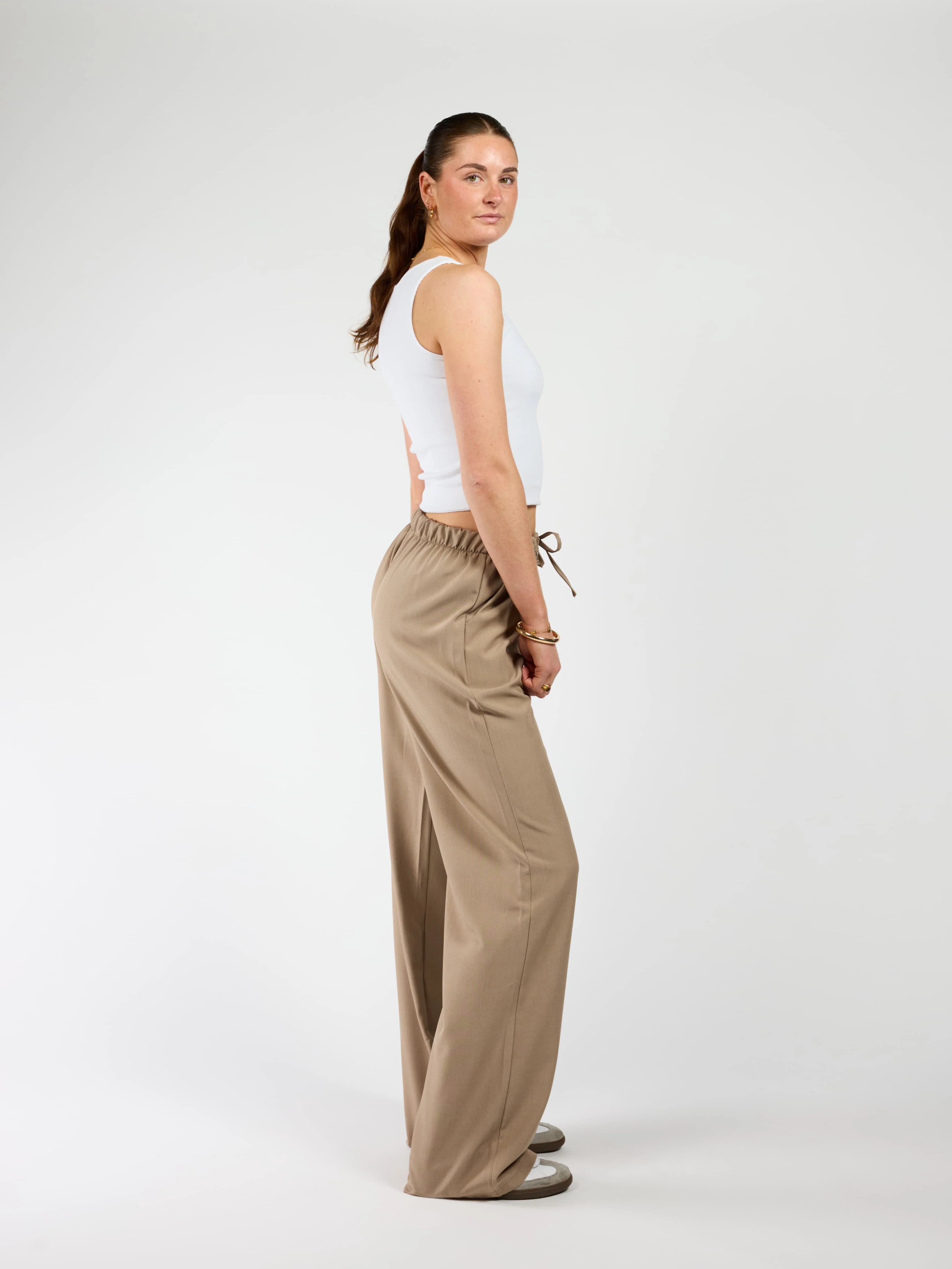 Lize pants | Taupe | Tall - Image 4