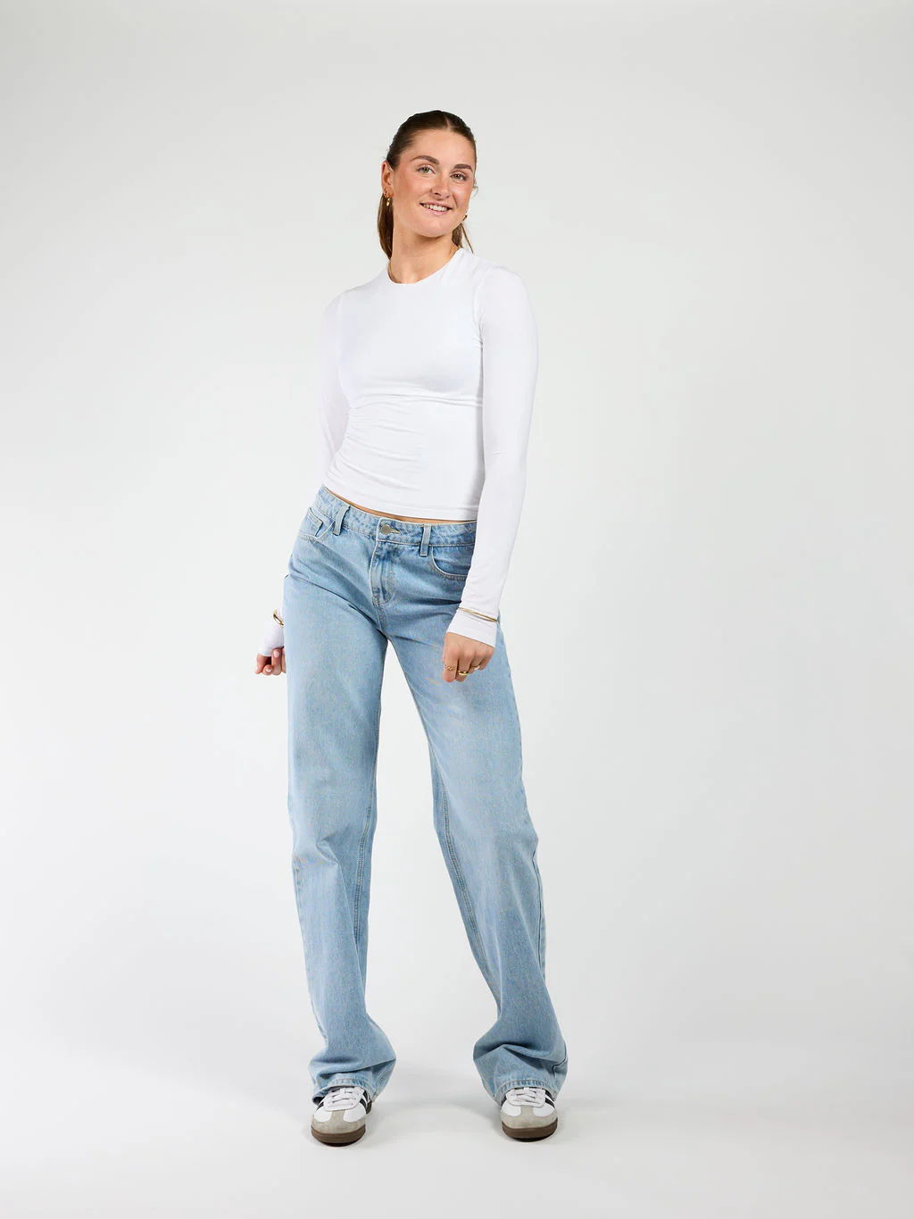 Lola Low/Mid Waist Jeans| Blue | Tall - Image 3