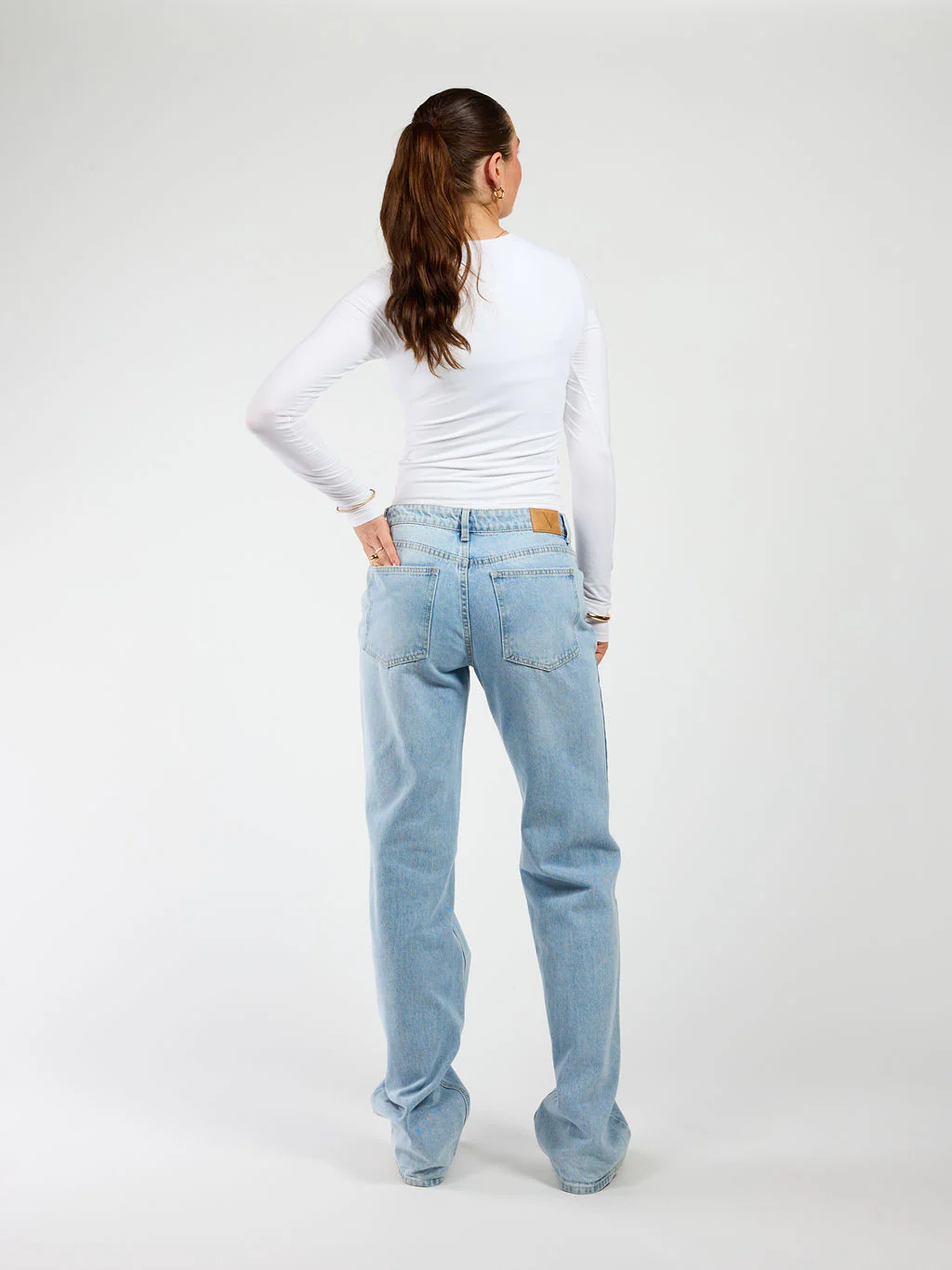 Lola Low/Mid Waist Jeans| Blue | Tall - Image 5