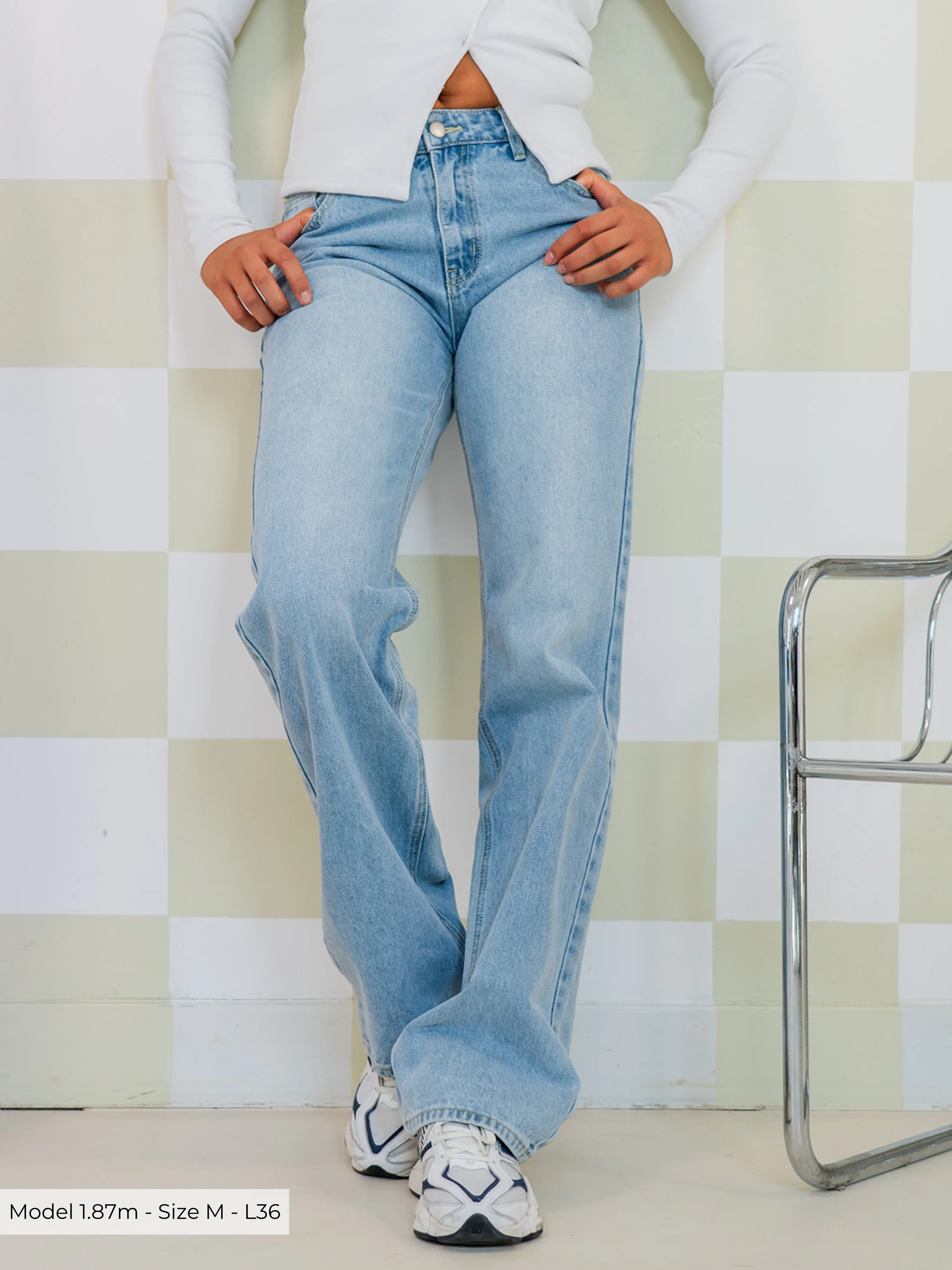 Lola Low/Mid Waist Jeans| Blue | Tall - Image 6