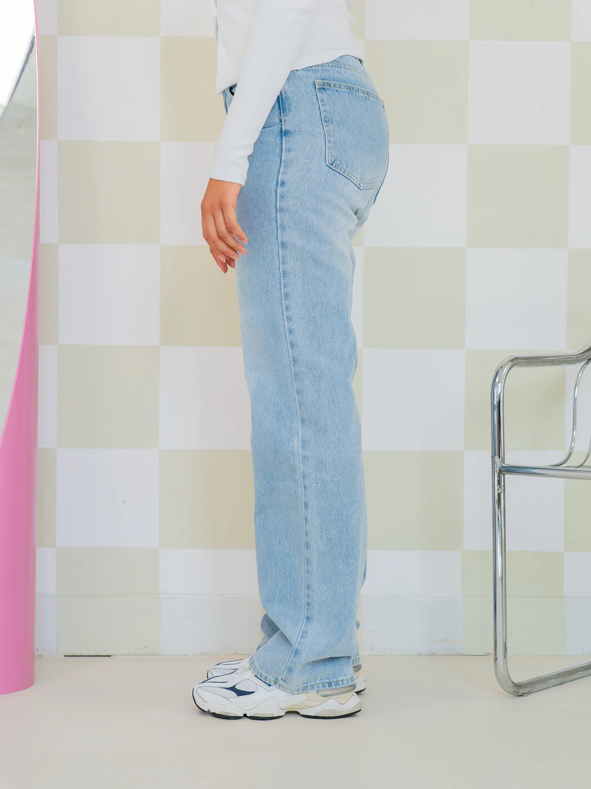 Lola Low/Mid Waist Jeans| Blue | Tall - Image 7
