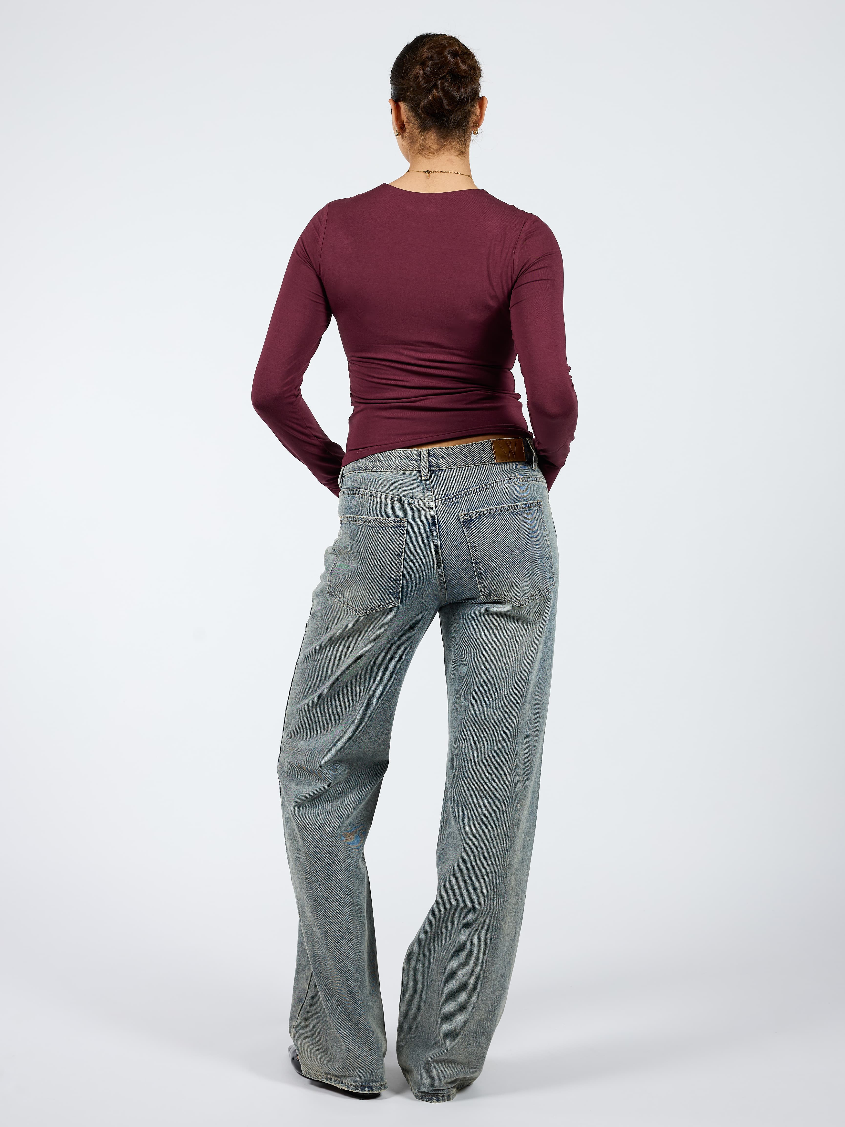 Lola Low/Mid Waist Jeans| Vintage Blue | Tall - Image 5
