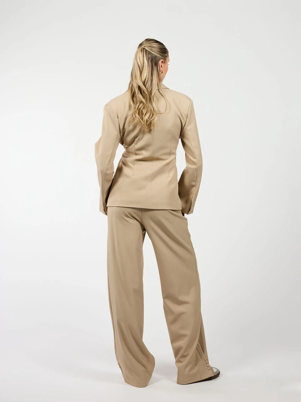 Mae getailleerde blazer | Beige | Tall - Image 4