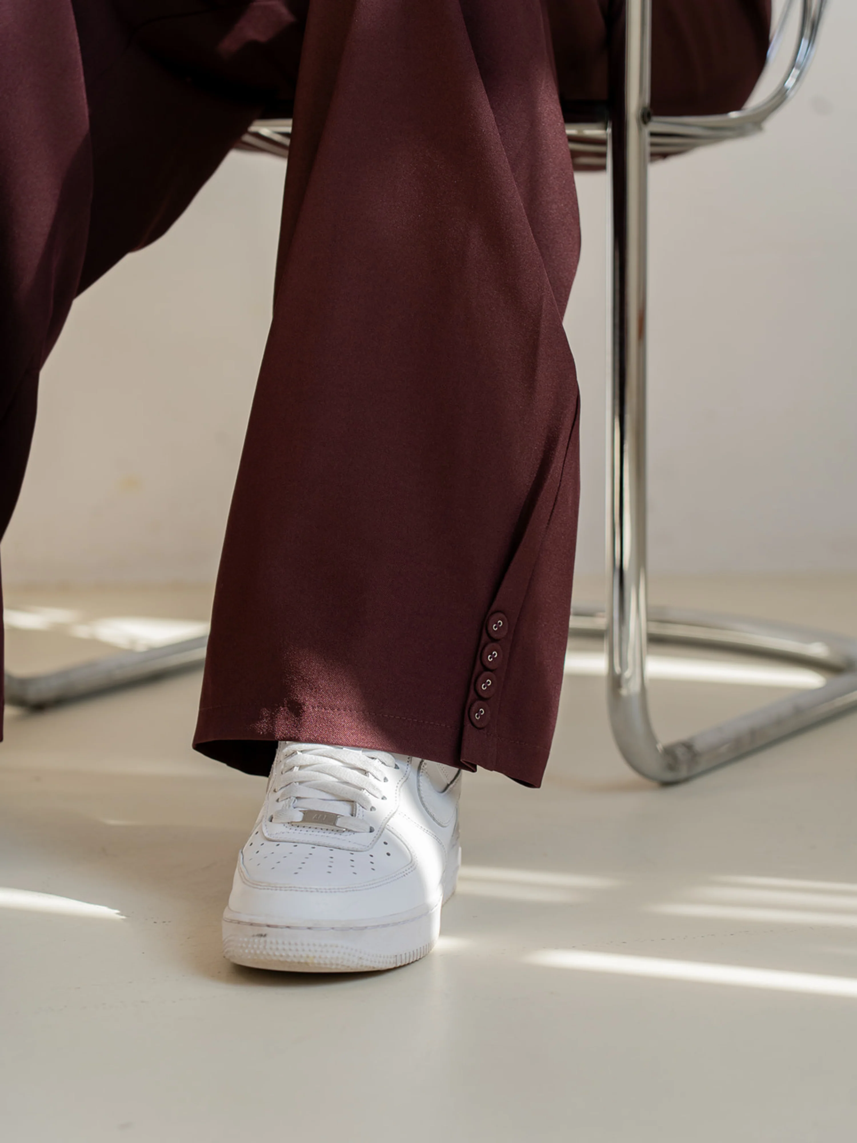 Mae Pantalon | Bordeaux | Tall - Image 10