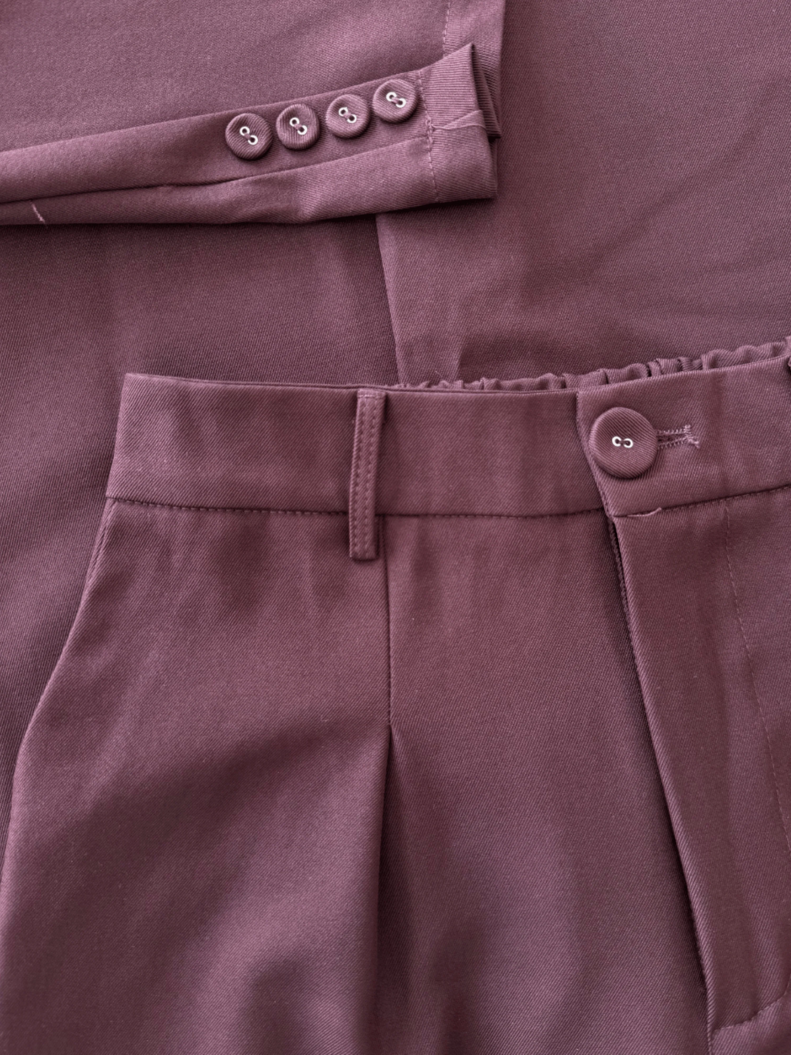 Mae Pantalon | Bordeaux | Tall - Image 11