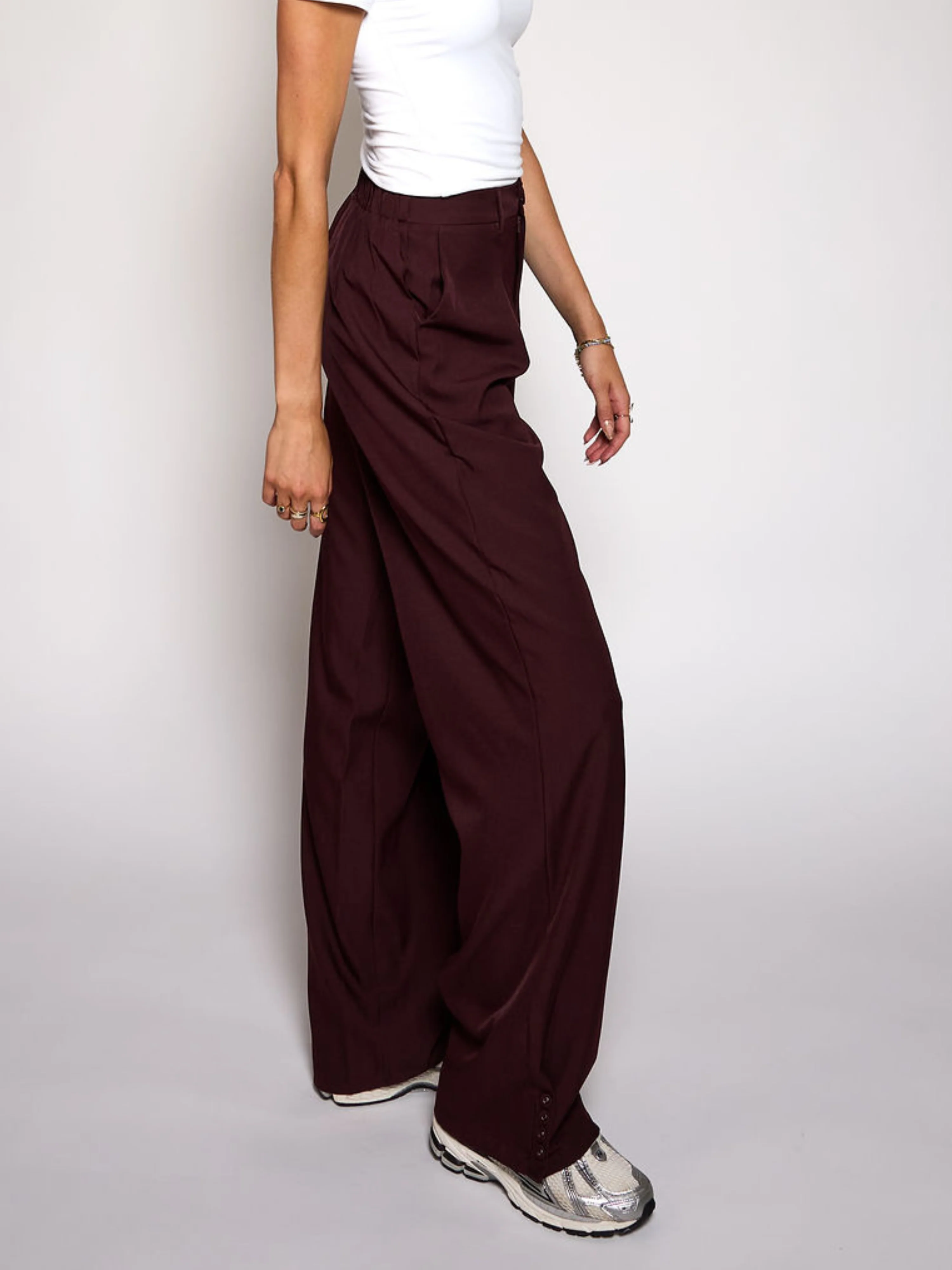 Mae Pantalon | Bordeaux | Tall - Image 3