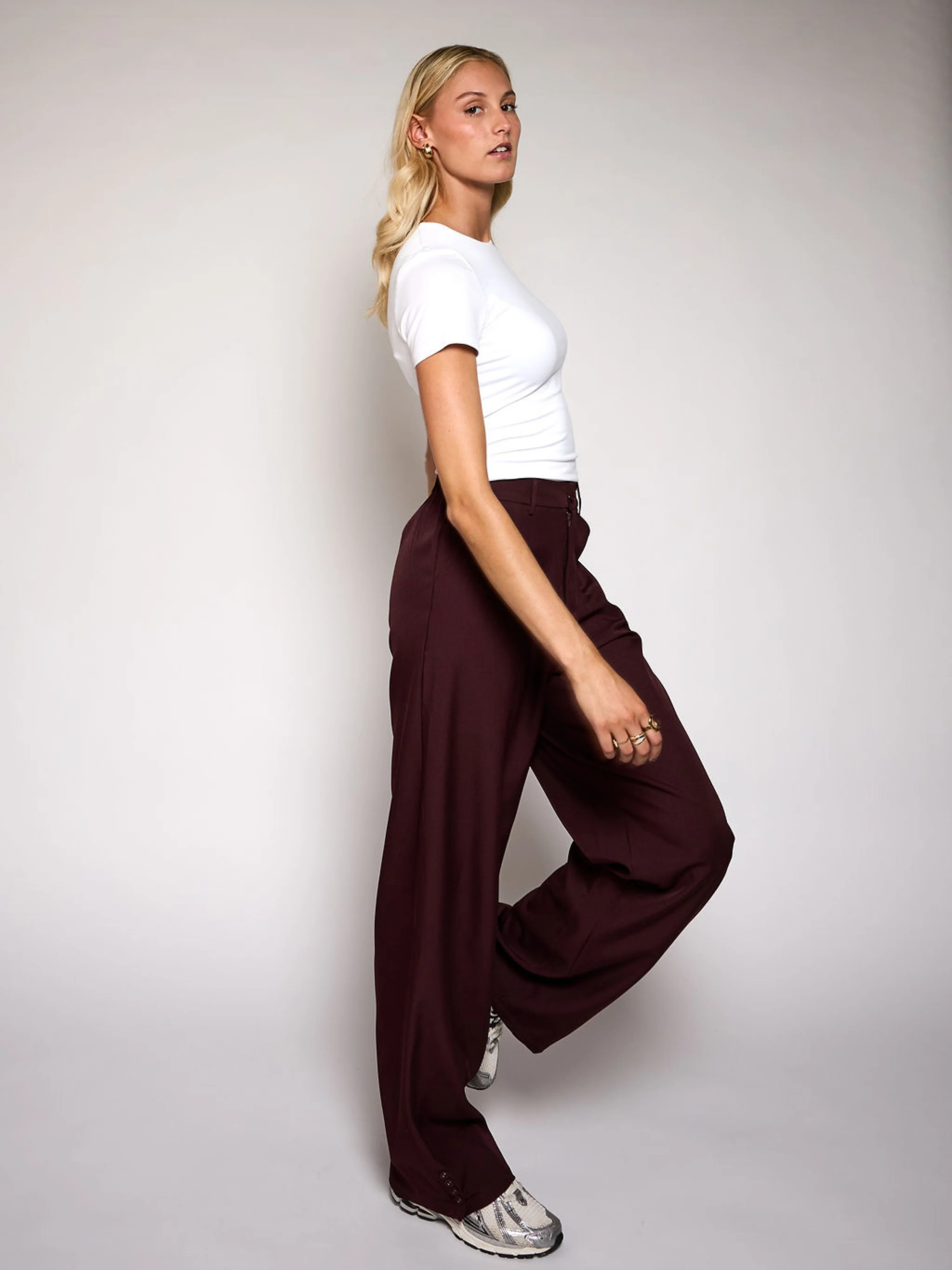 Mae Pantalon | Bordeaux | Tall - Image 4