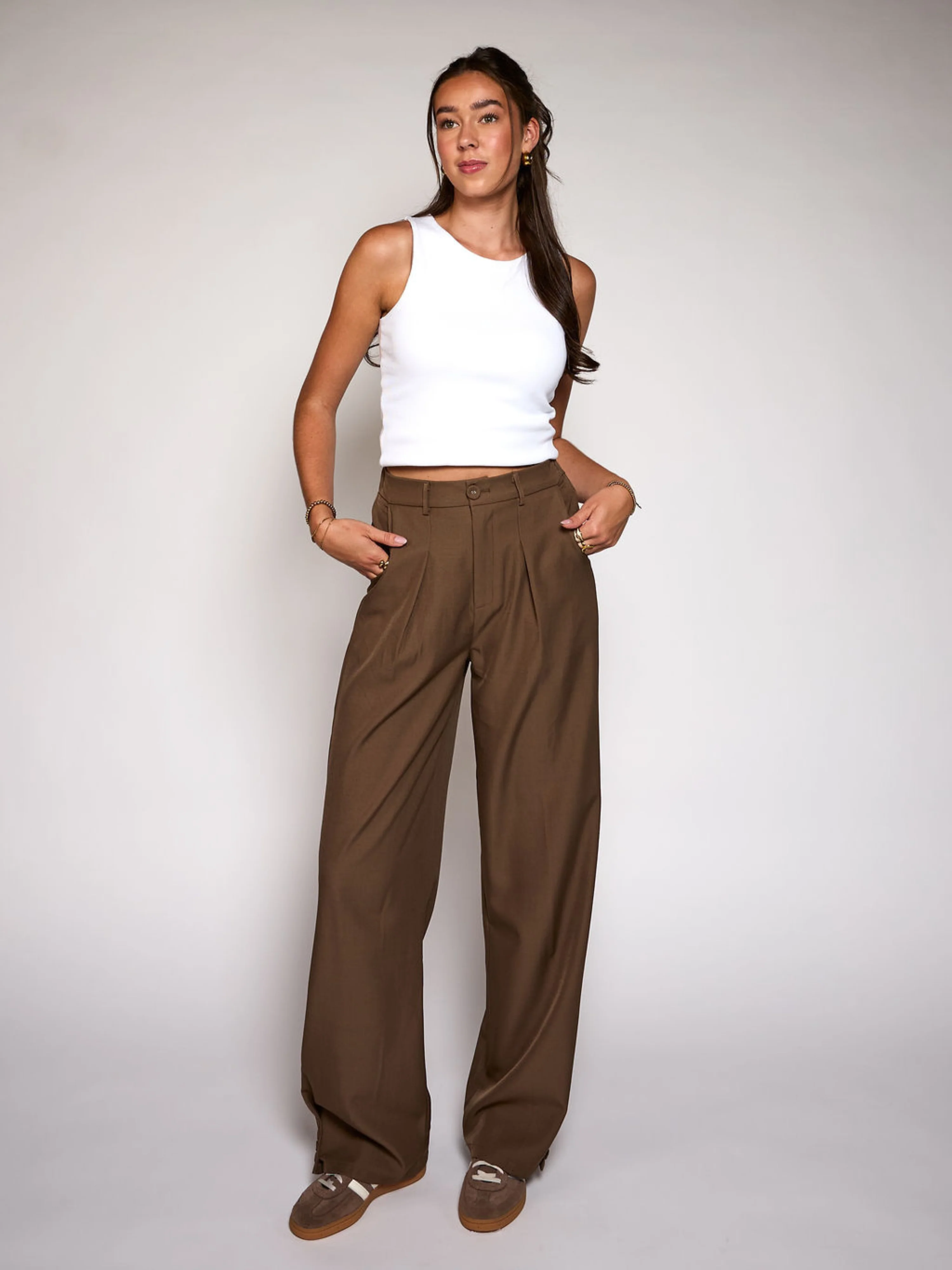 Mae Pantalon | Earthy olive | Tall - Image 5