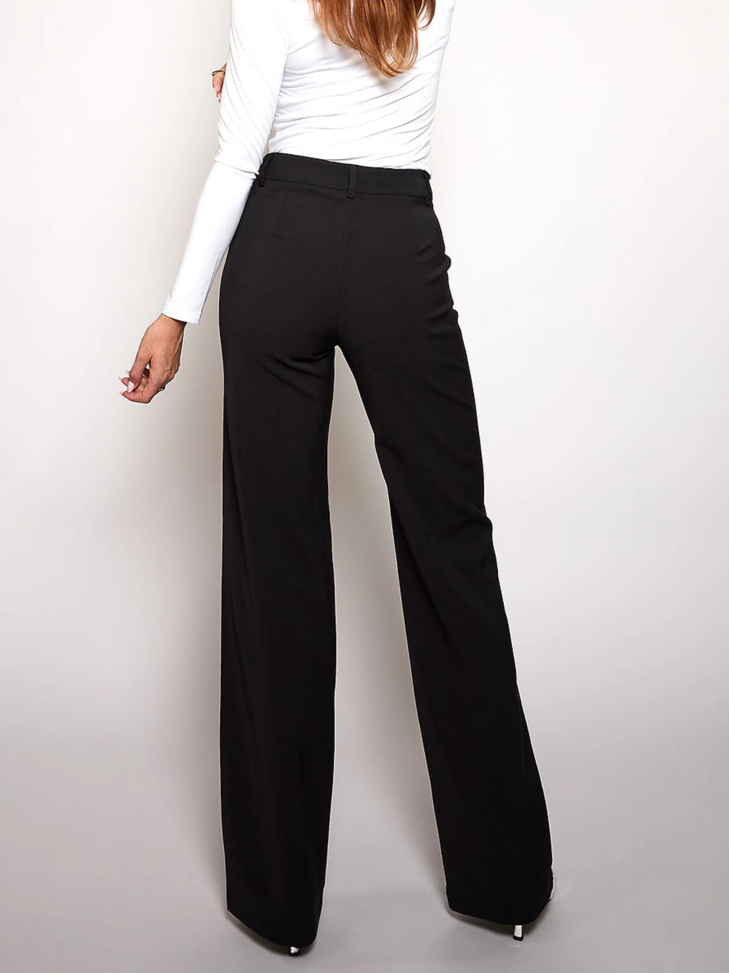 Marley | Wide leg pantalon | Zwart | Tall - Image 5