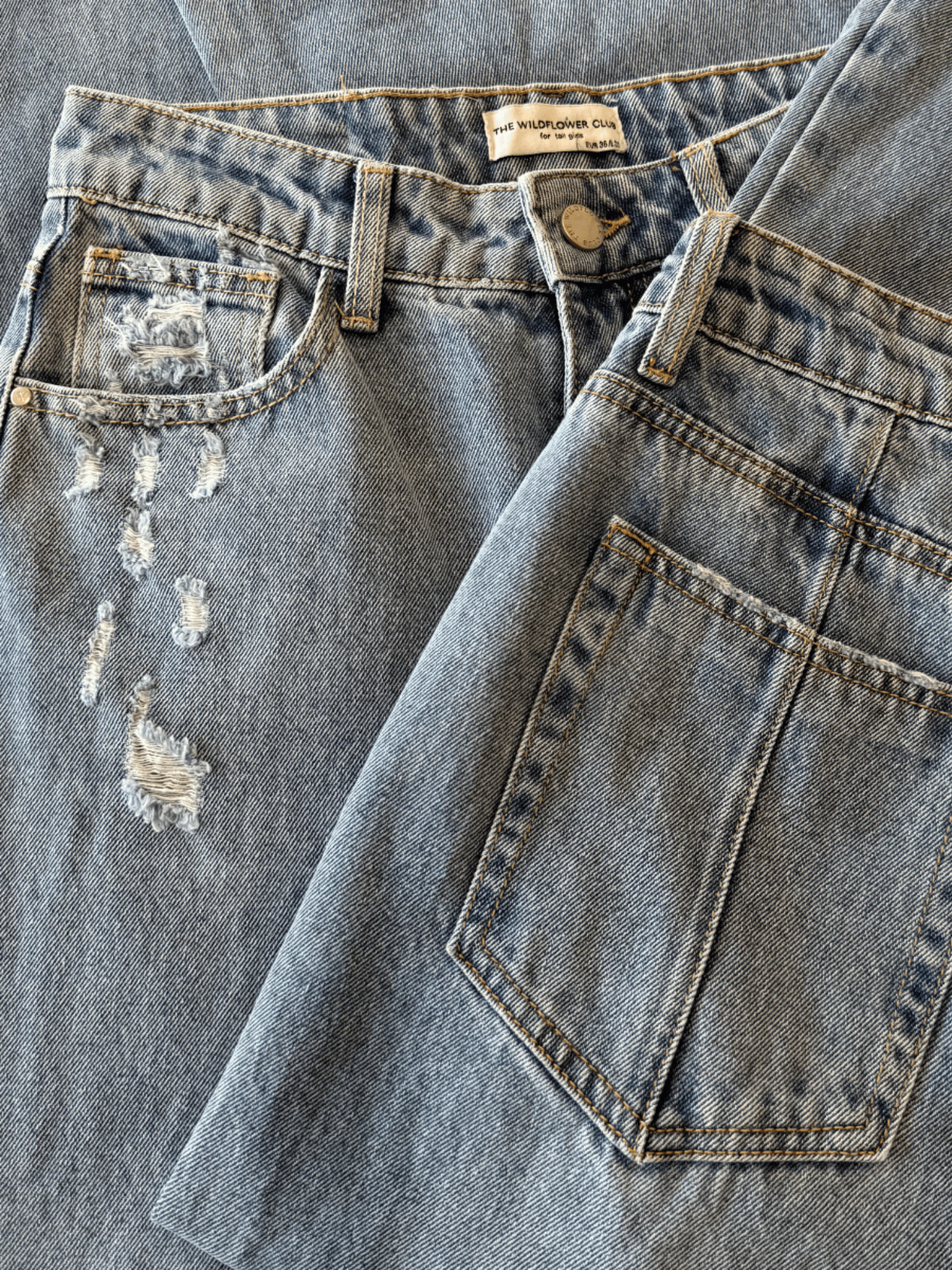 May Wide Leg Jeans | Blue | Tall - Image 7