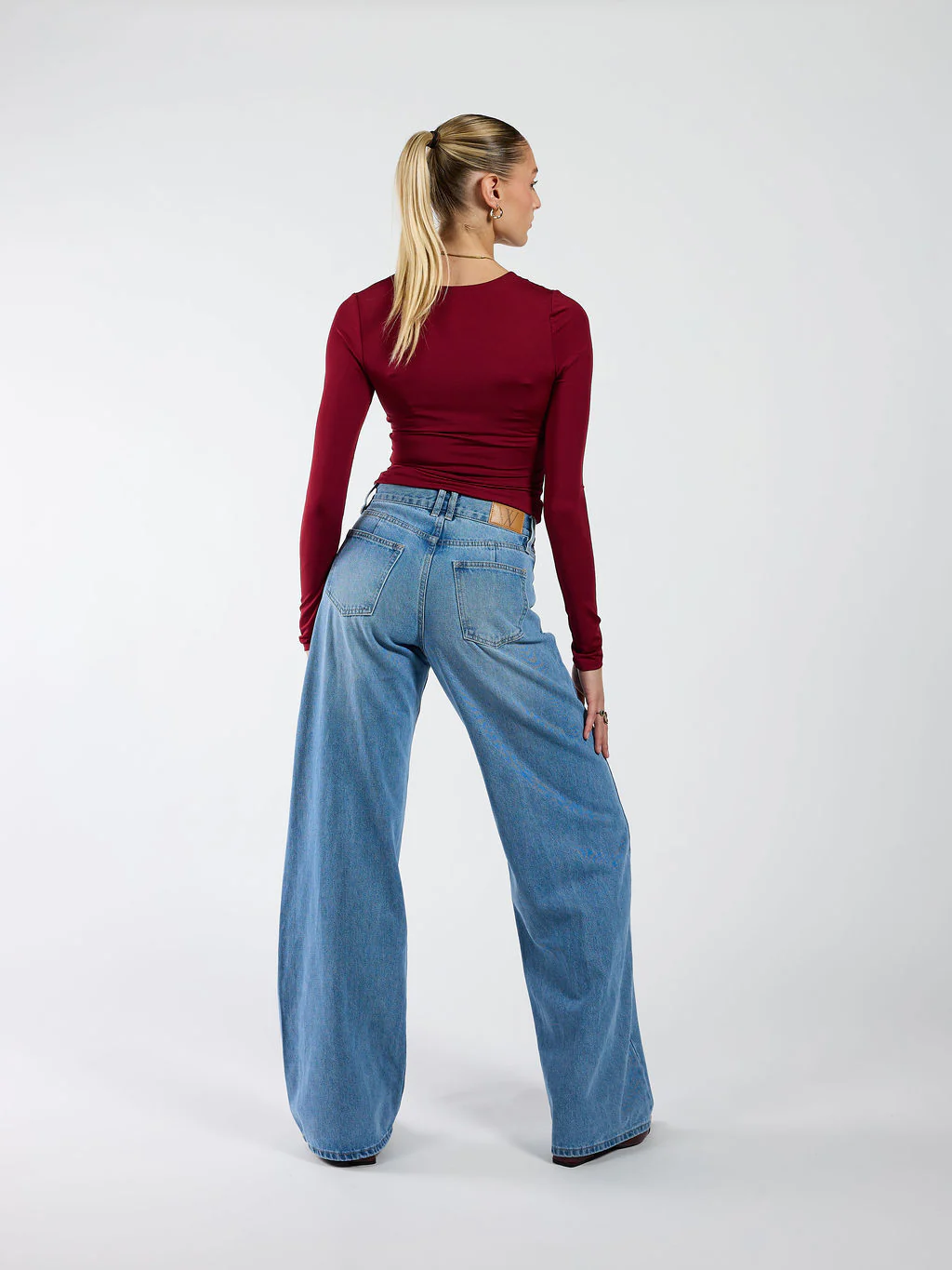 Mila Wide Leg Jeans | Blauw - Image 7